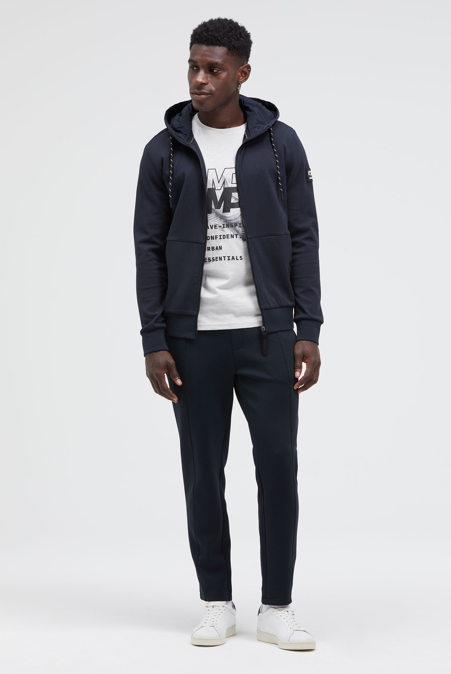 CMPD Kapuzensweatjacke, mit Baumwolle