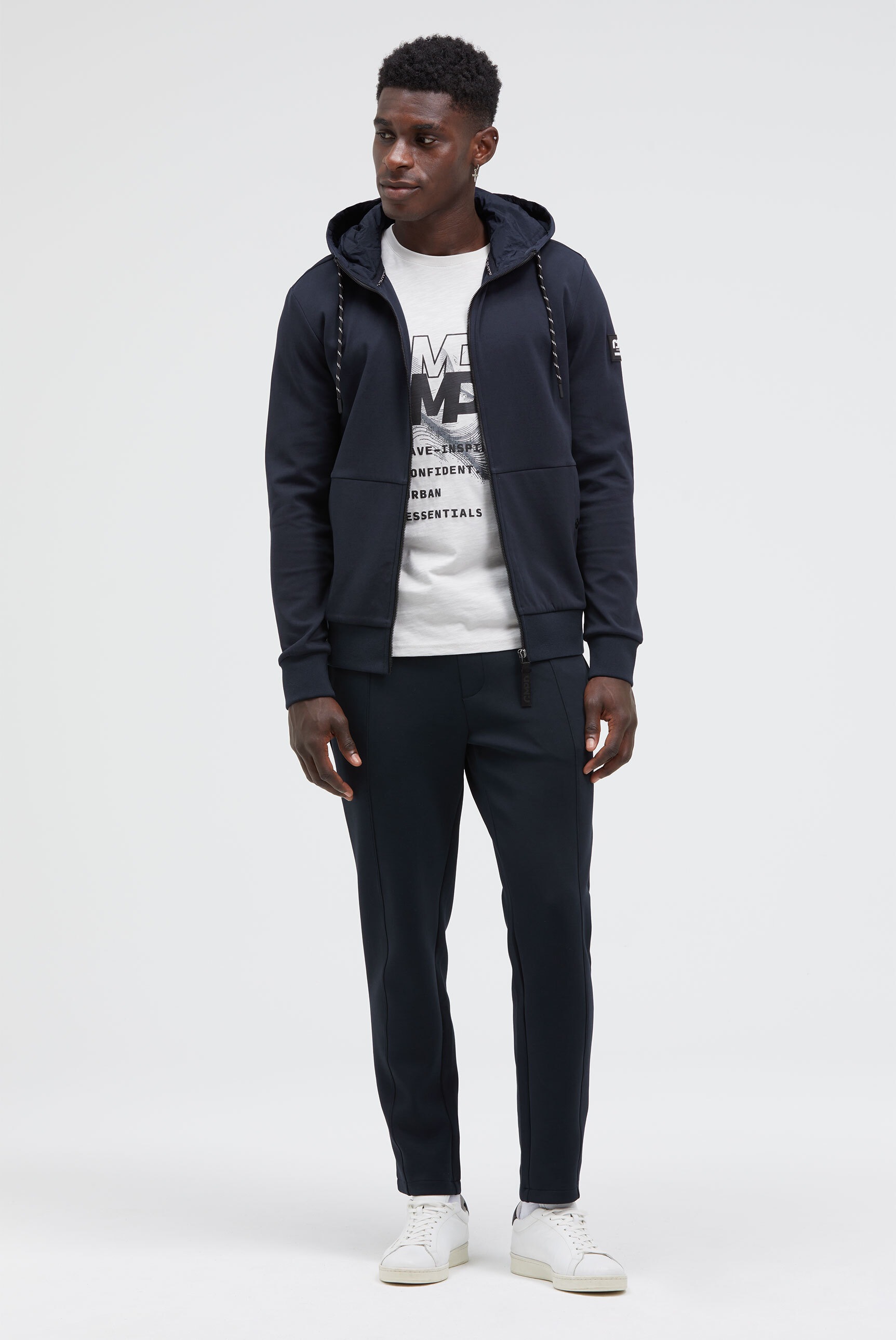 Thumbnail - CMPD Kapuzensweatjacke mit Baumwolle