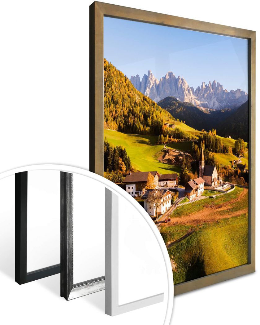 Black Friday Wall-Art | (1 Dolomiten«, St.), BAUR Poster, Landschaften, Poster Bild, Wandposter Wandbild, »Dorf