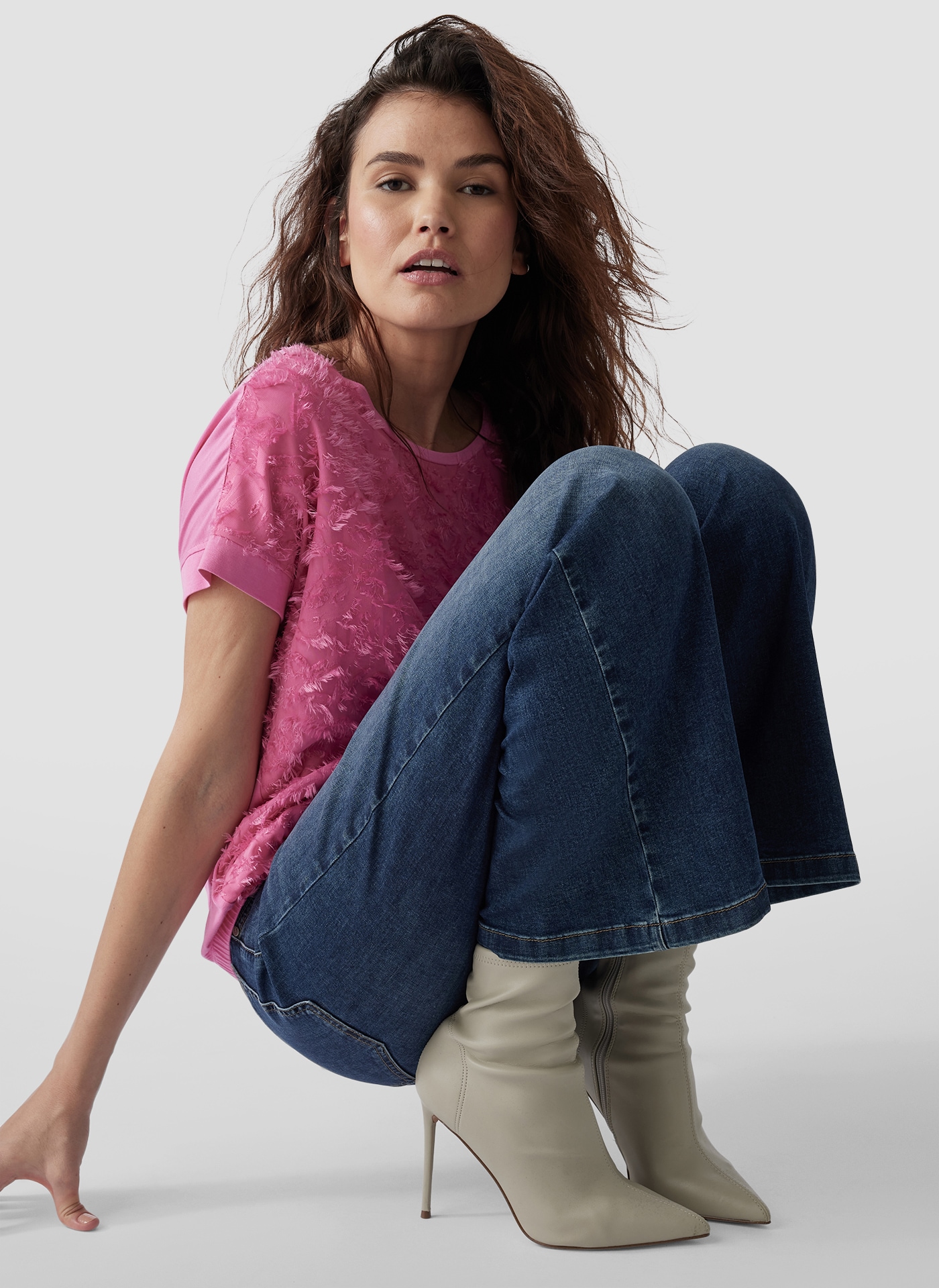 LeComte Print-Shirt »LeComte Stylisches T-Shirt mit Textur«