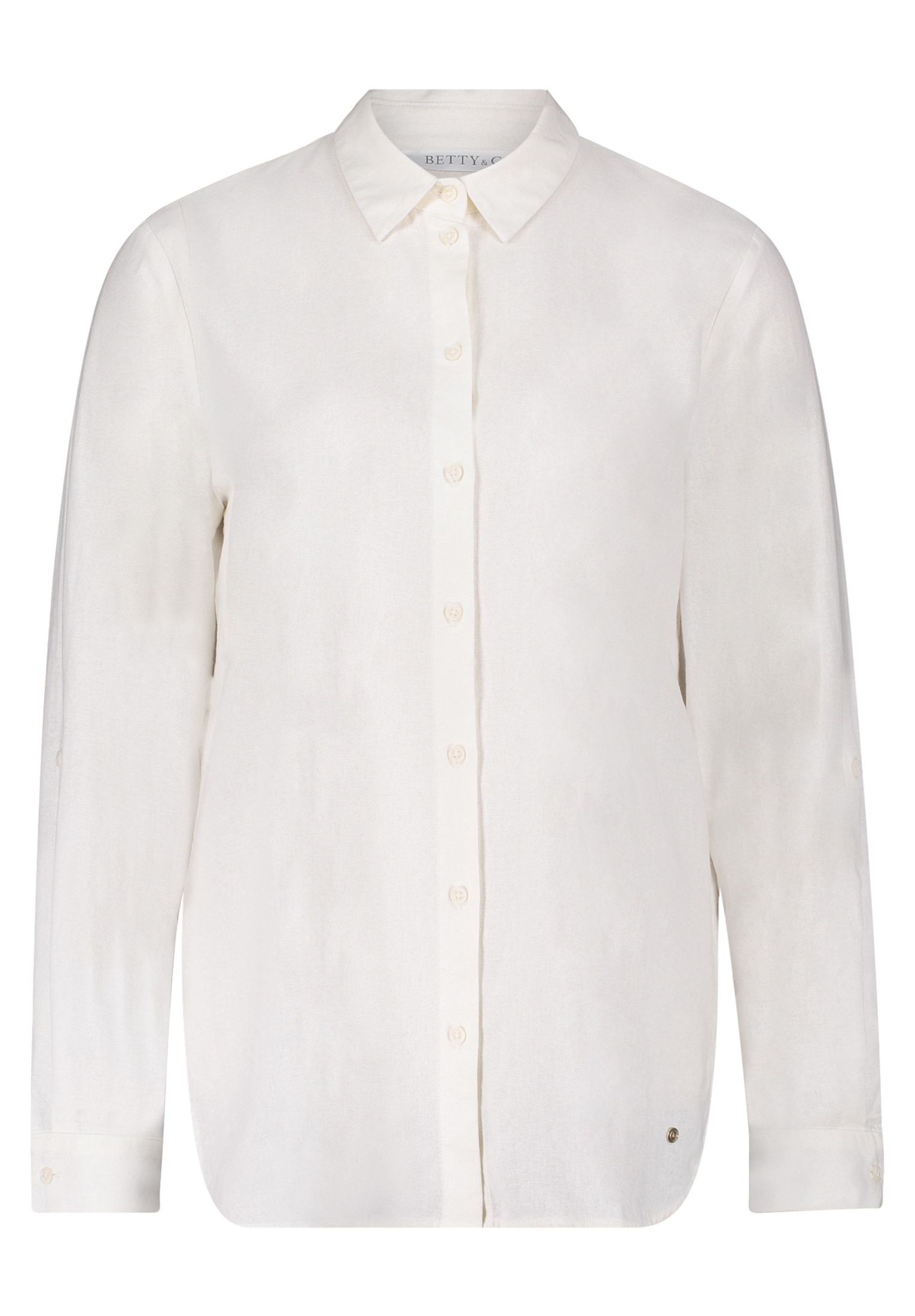 Betty&Co Kurzarmbluse »Betty & Co Leinenbluse langarm«