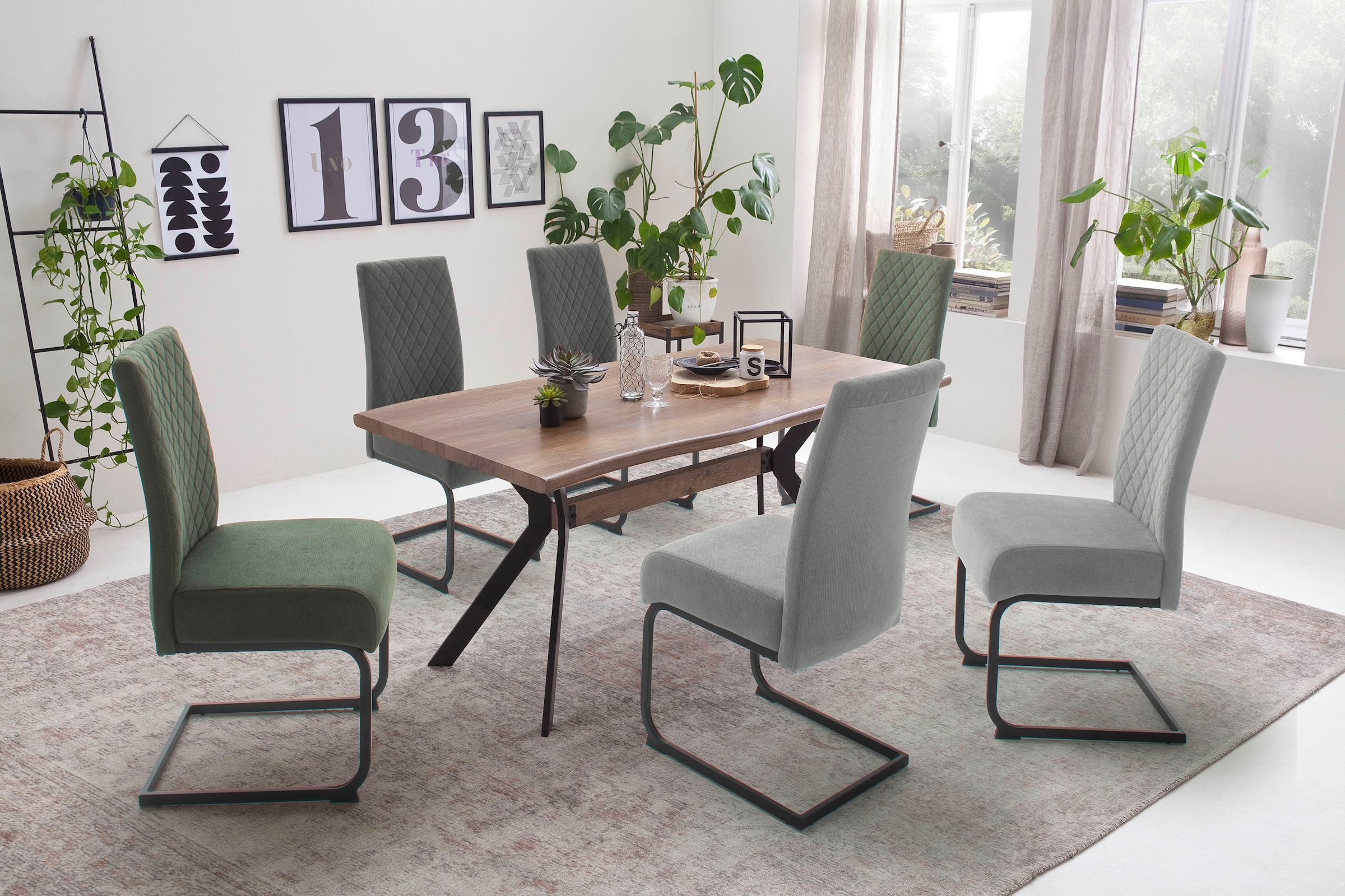 MCA furniture | Komfortsitzhöhe mit cm kaufen »Derry«, BAUR Taschenfederkern, 49 Esszimmerstuhl