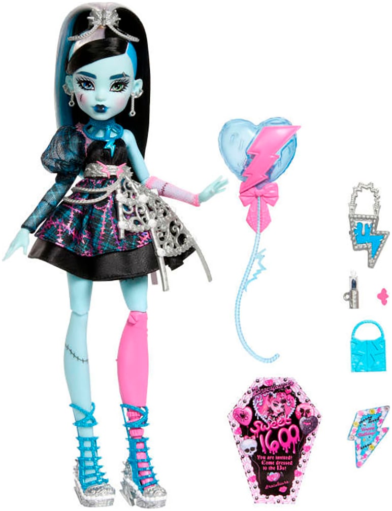 MonsterHigh™ Anziehpuppe »Monster High schaurig schöner Geburtstag, Frankie«