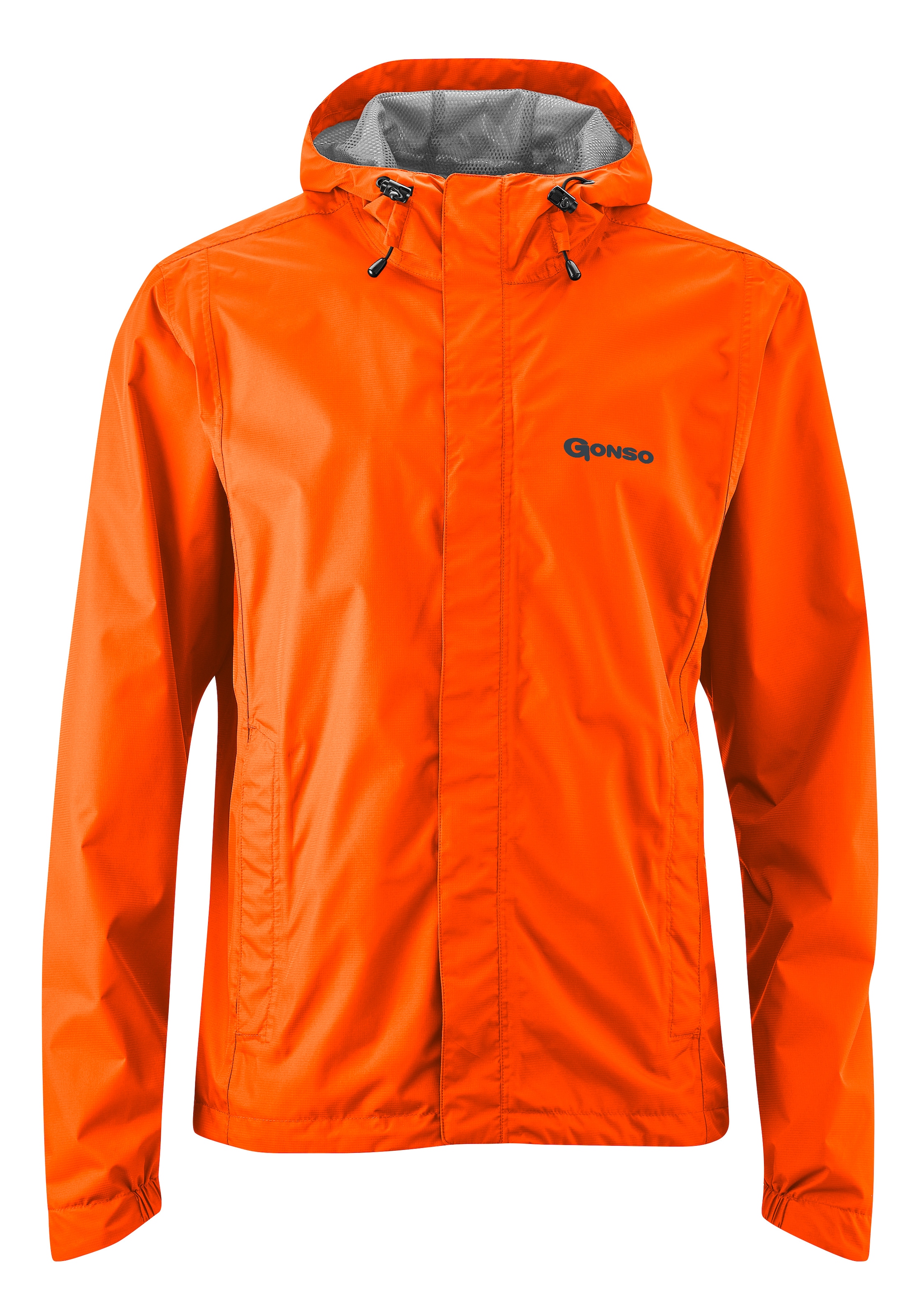 Fahrradjacke »Save Light«, Herren Regenjacke wind- und wasserdicht, Radjacke mit Kapuze