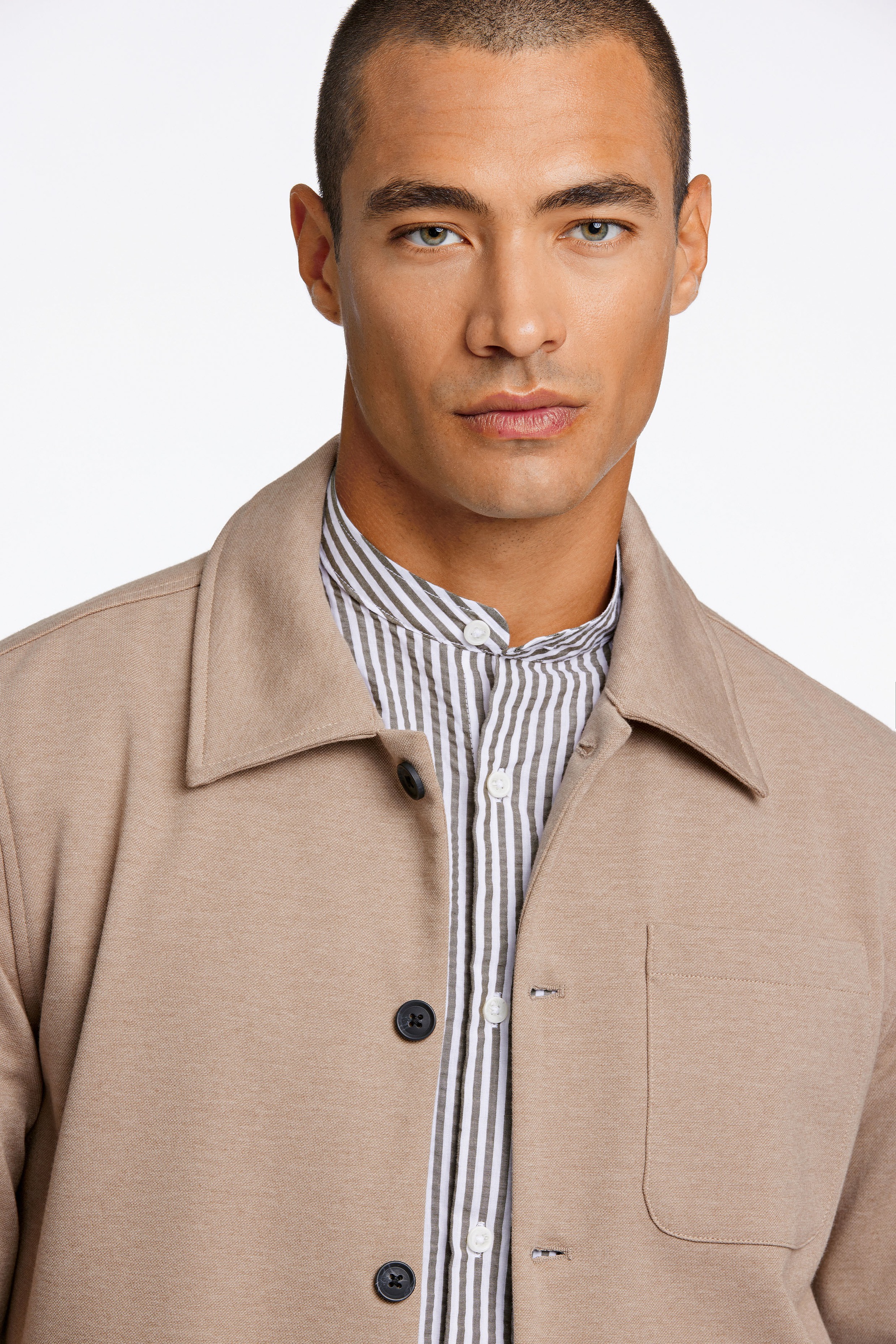 Thumbnail - LINDBERGH Blusenjacke ohne Kapuze mit Brusttasche und Eingrifftaschen