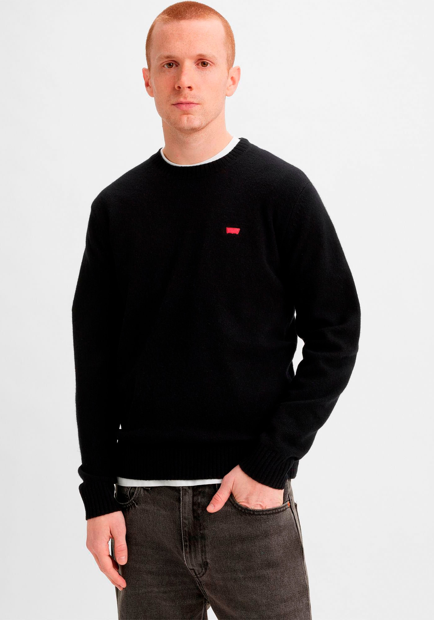 Levis Wollpullover "ORIGINAL HM SWEATER" klassische Rundhalsform günstig online kaufen