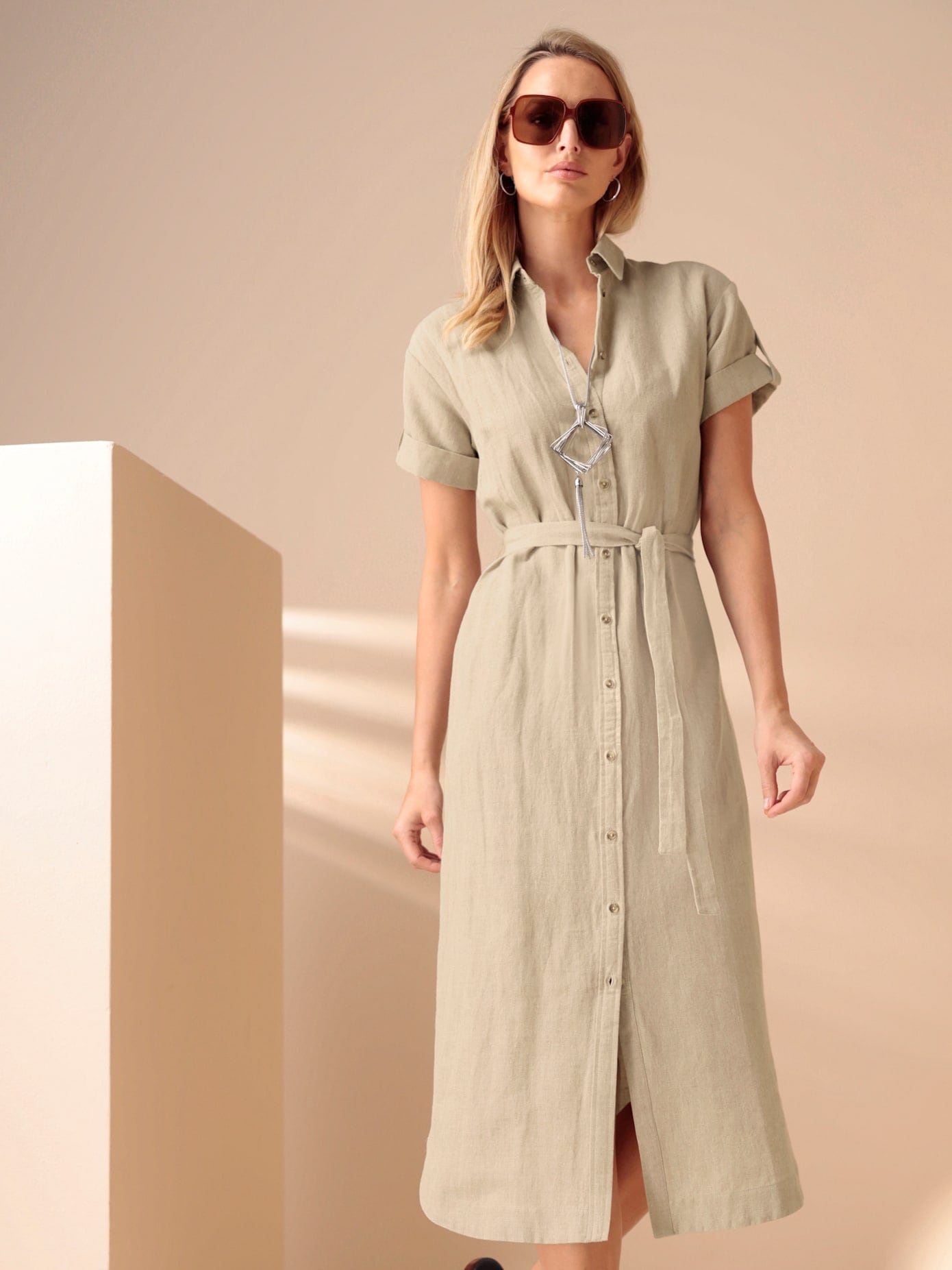 heine Hemdblusenkleid "Kleid" günstig online kaufen