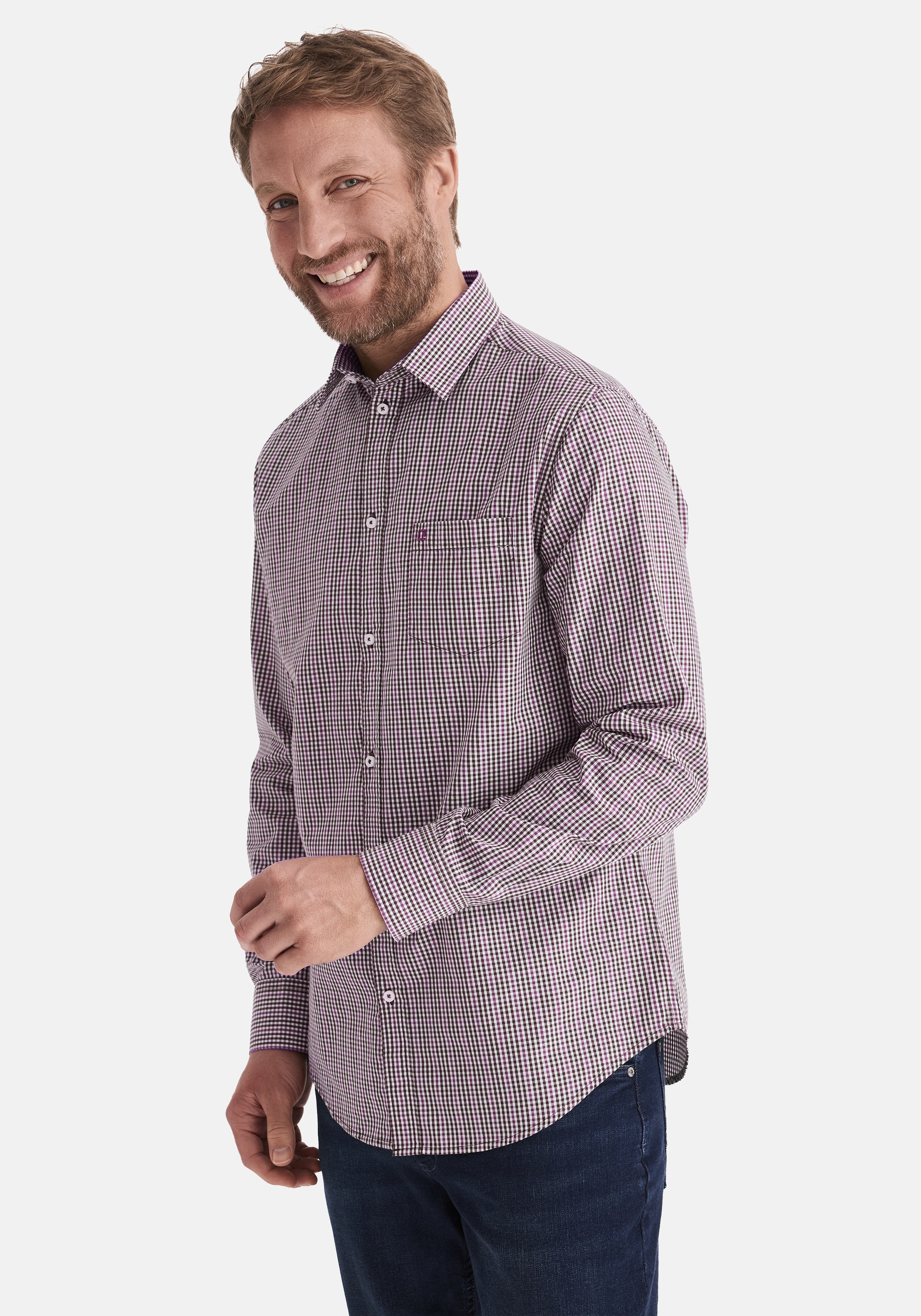 Stooker Men "HARLEY Hemd Langarm Regular Fit" Langarm Hemd Regular Fit für Herren