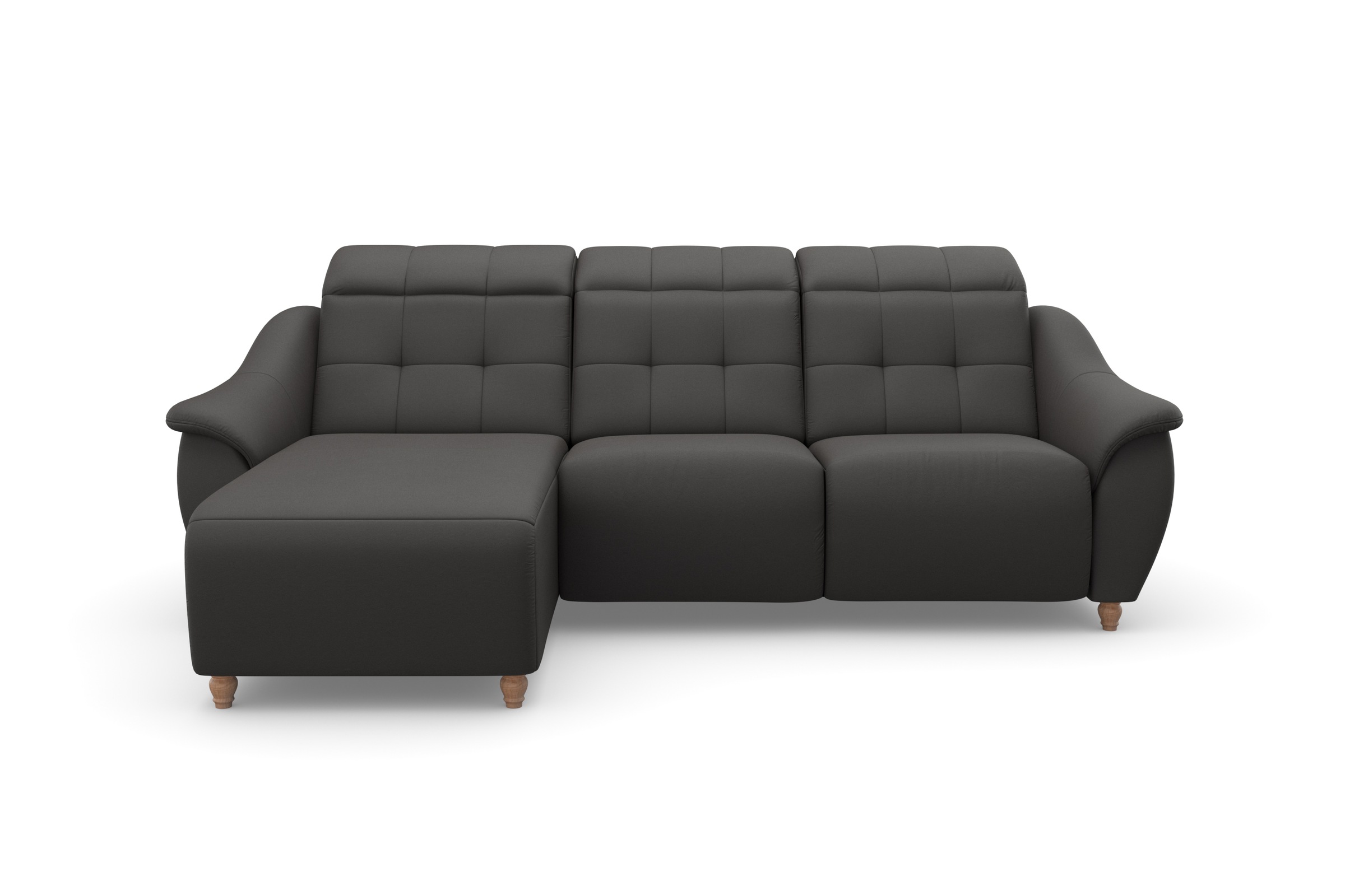 Home affaire Ecksofa "Boston L-Form" Kopfteilverstellung an jeder Sitzfläch günstig online kaufen