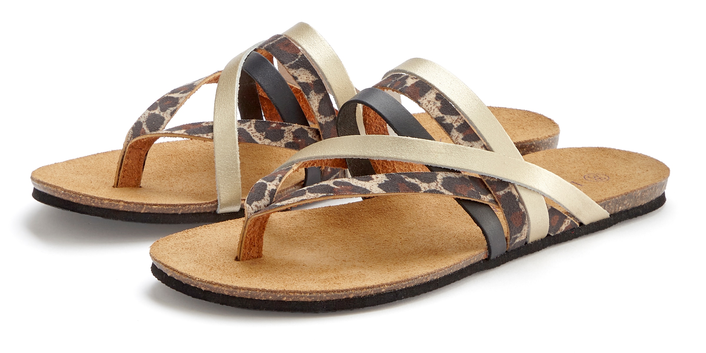 LASCANA Zehentrenner "Sommerschuh, offener Schuh, Pantolette, Sandale," aus günstig online kaufen