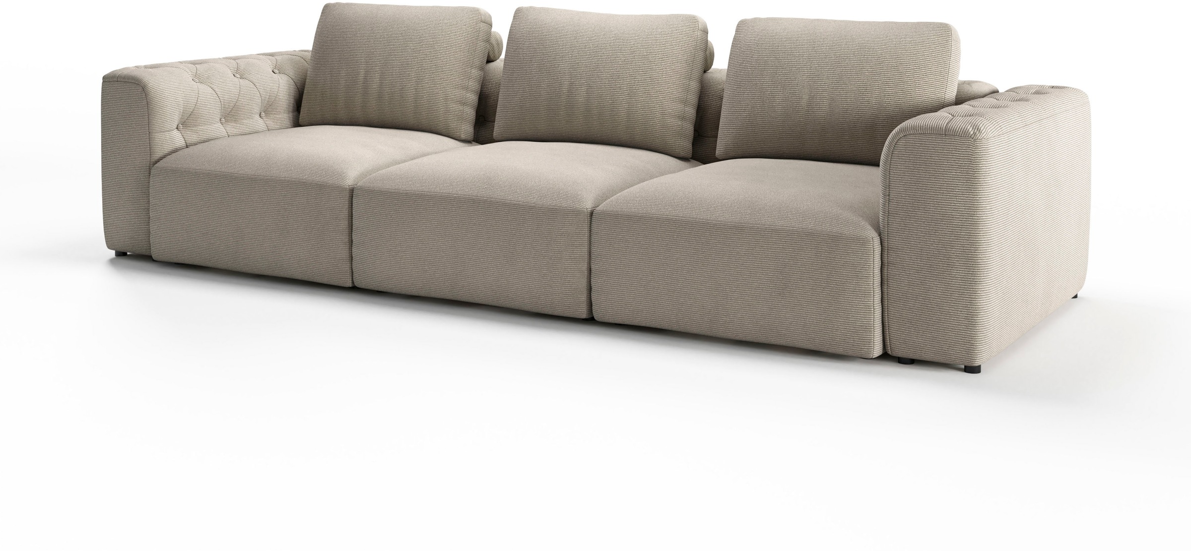 RAUM.ID 3-Sitzer »Cushid«, Modulsofa, bestehend aus 3 Teilen, Breite 300 cm
