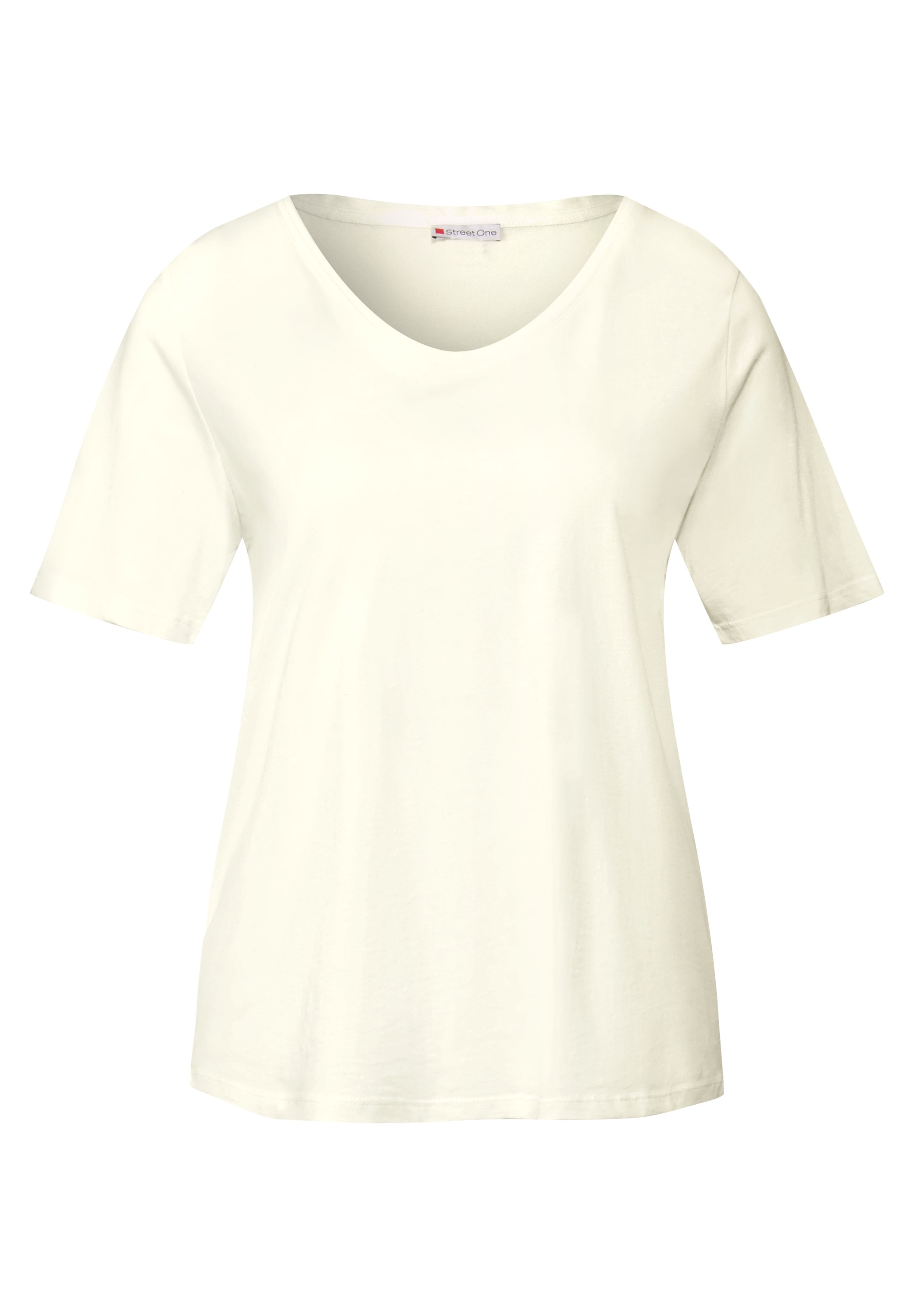 STREET ONE T-Shirt, mit V-Ausschnitt