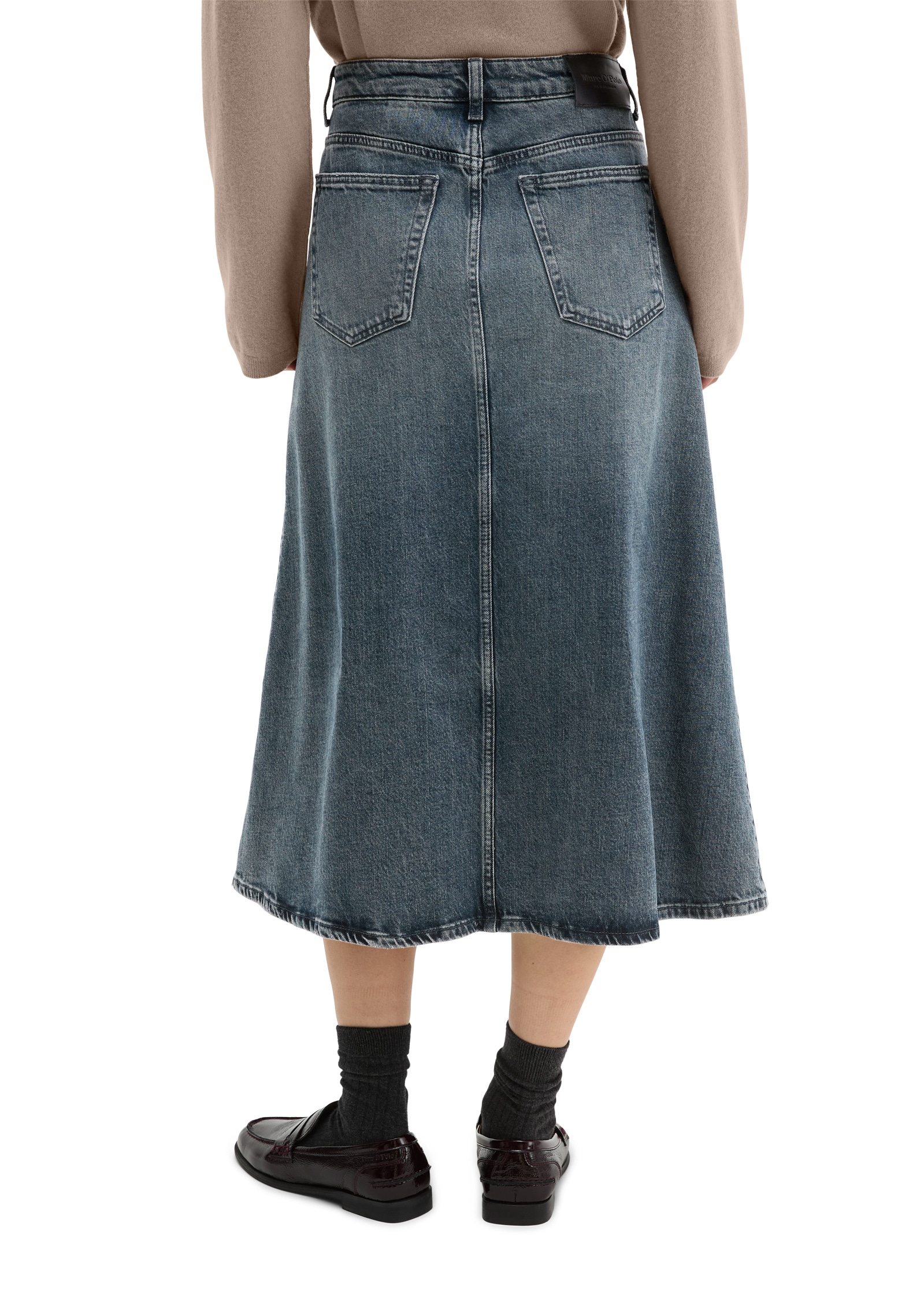 Marc O'Polo Jeansrock »aus weichem Baumwolle-Lyocell-Mix«