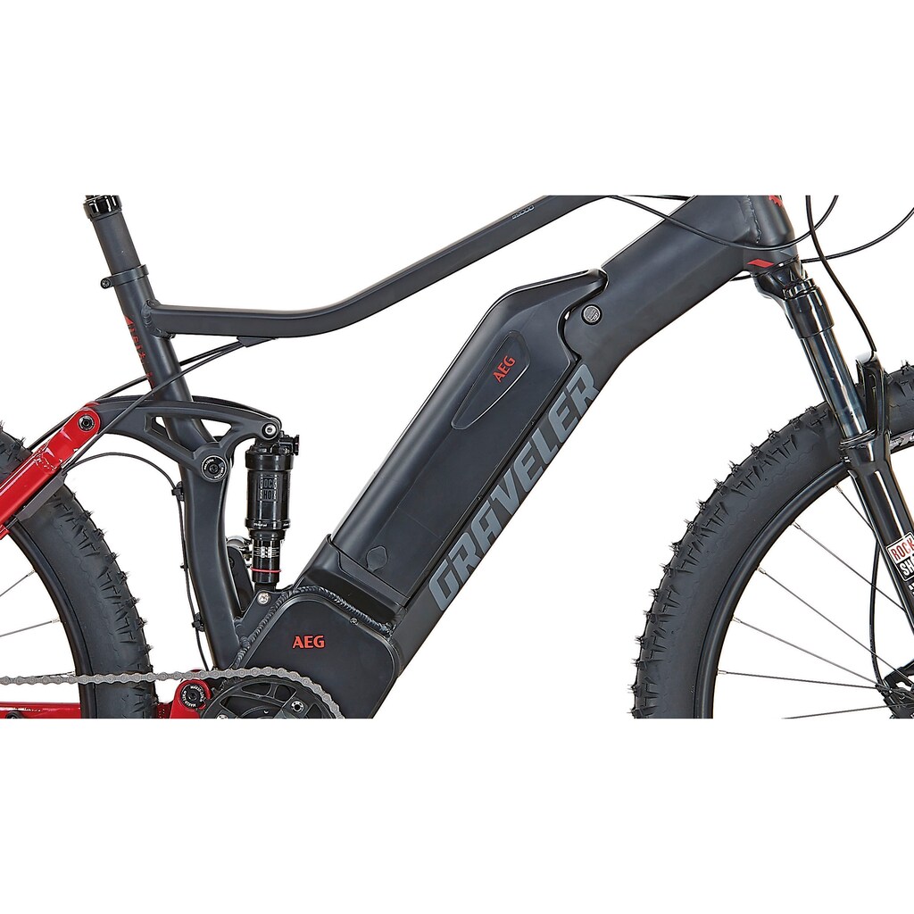 Prophete E-Bike »Graveler e9000«, 10 Gang, Shimano, Deore XT, Mittelmotor 250 W