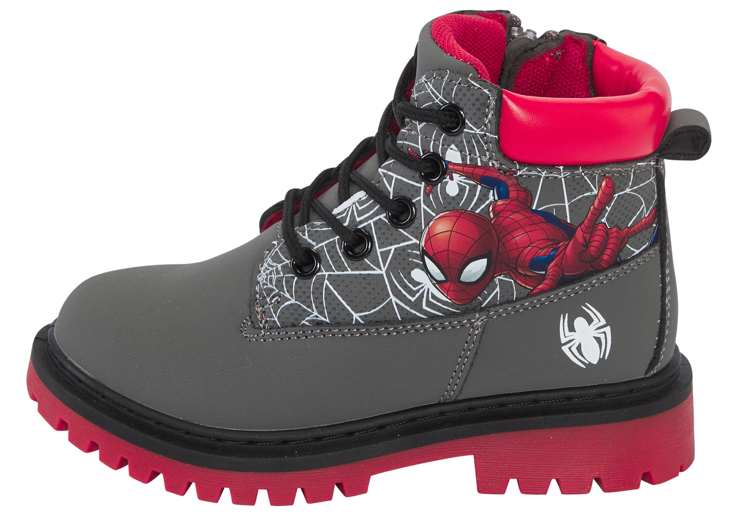 Disney Schnürboots "SPIDERMAN" Winterschuhe, Winterboots, Schnürstiefel, Wi günstig online kaufen