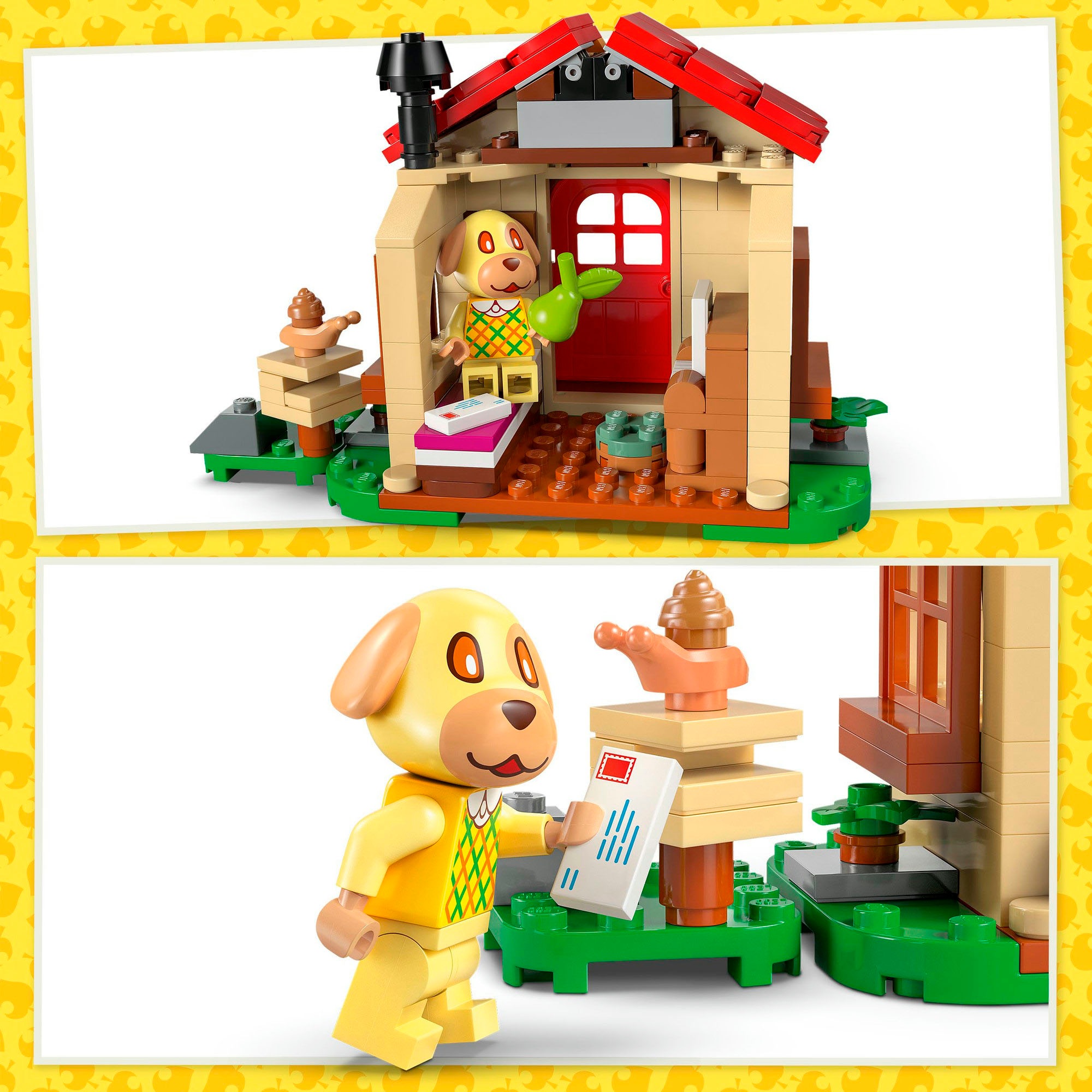 LEGO® Konstruktionsspielsteine »Bienchens gemütliches Haus (77058), LEGO Animal Crossing«, (149 St.), Made in Europe