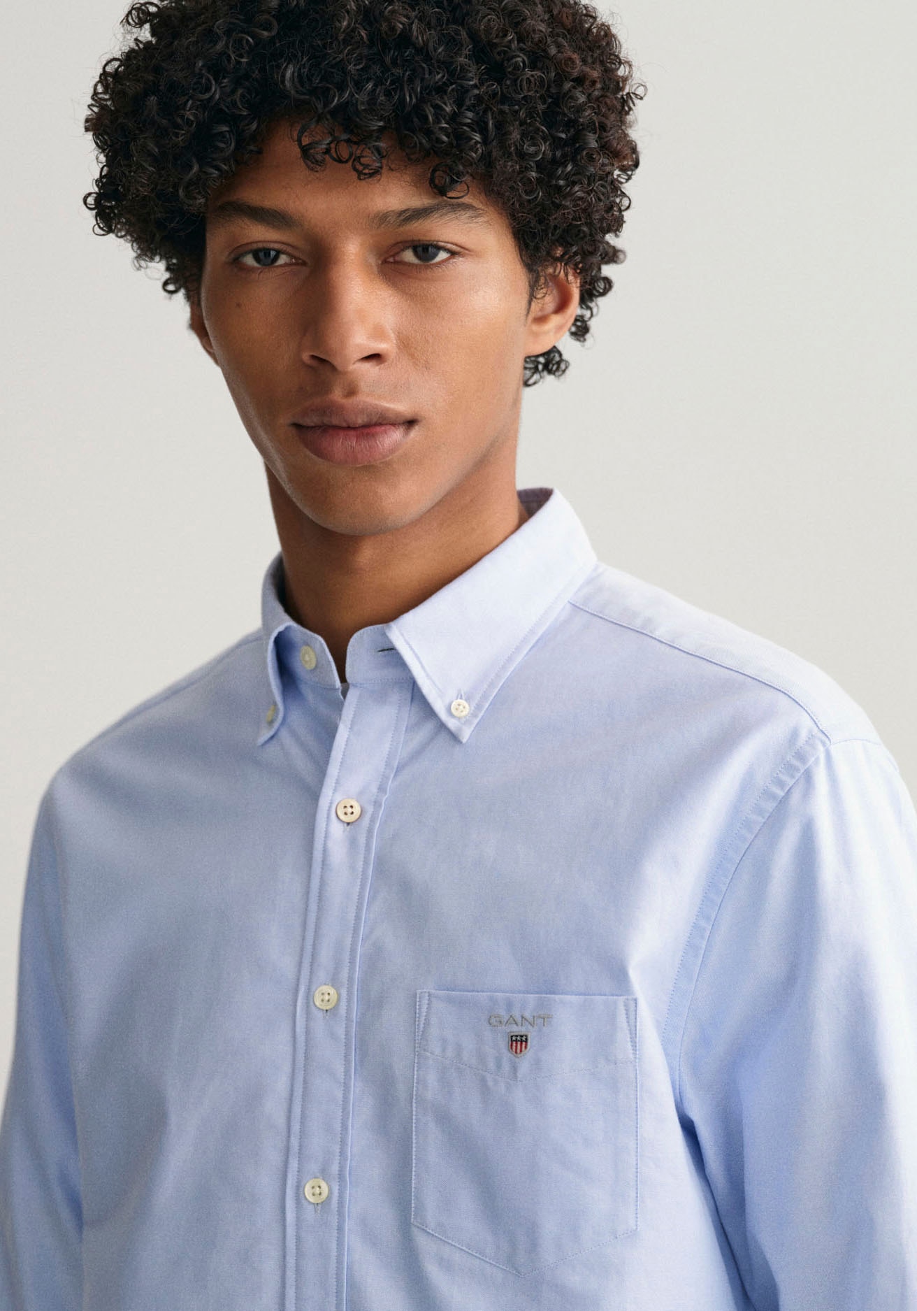 bestellen | der Brusttasche Langarmhemd Gant ▷ auf mit »Oxford«, BAUR Logostickerei
