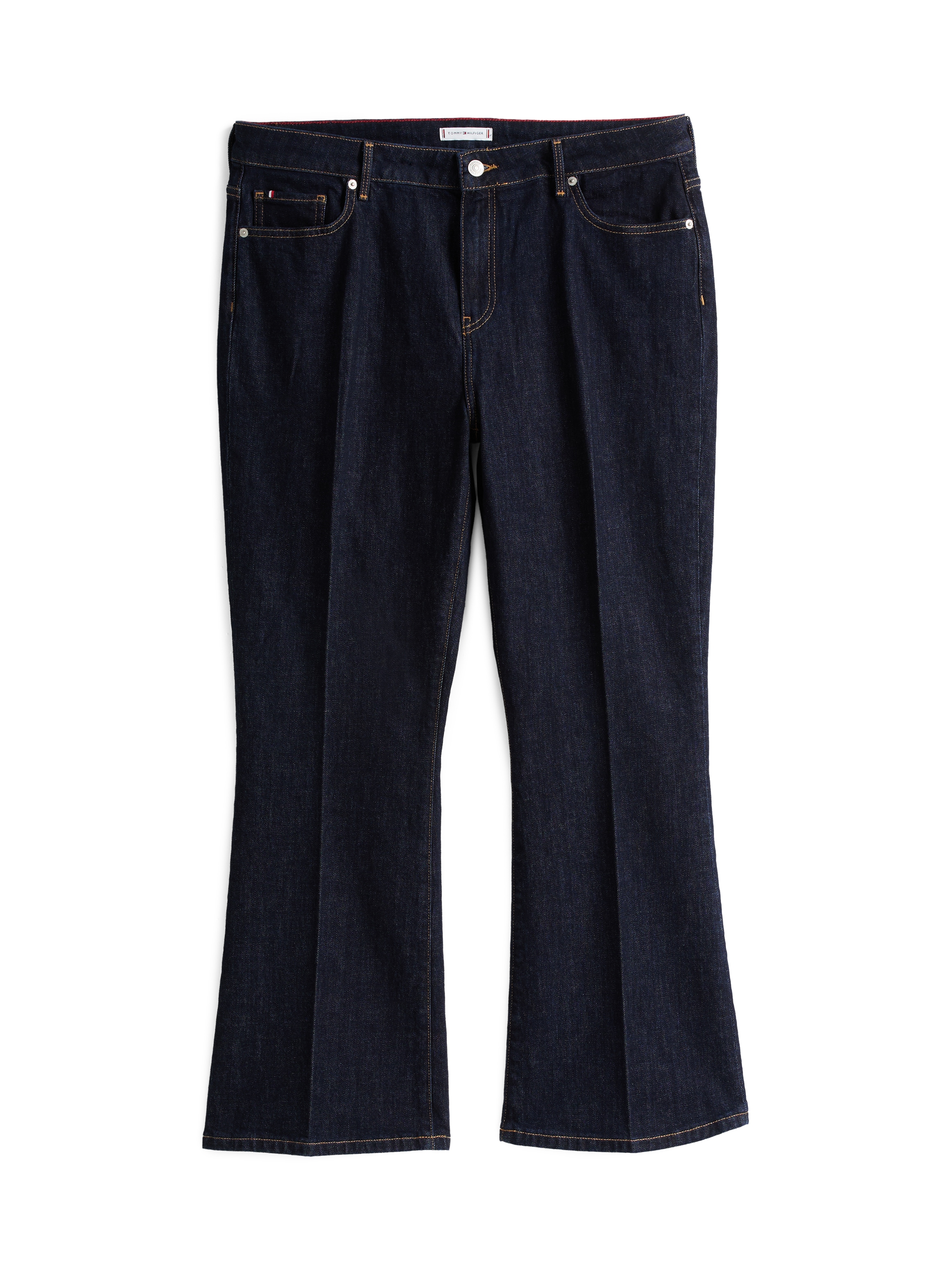 Tommy Hilfiger Curve Bootcut-Jeans »CRV BOOTCUT RW RINSE« in Großen Größen, Five-Pocket-Form