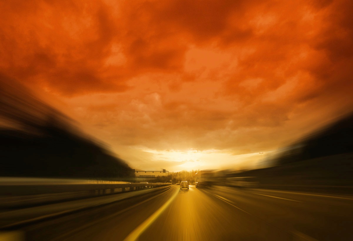 Papermoon Fototapete »Straße«