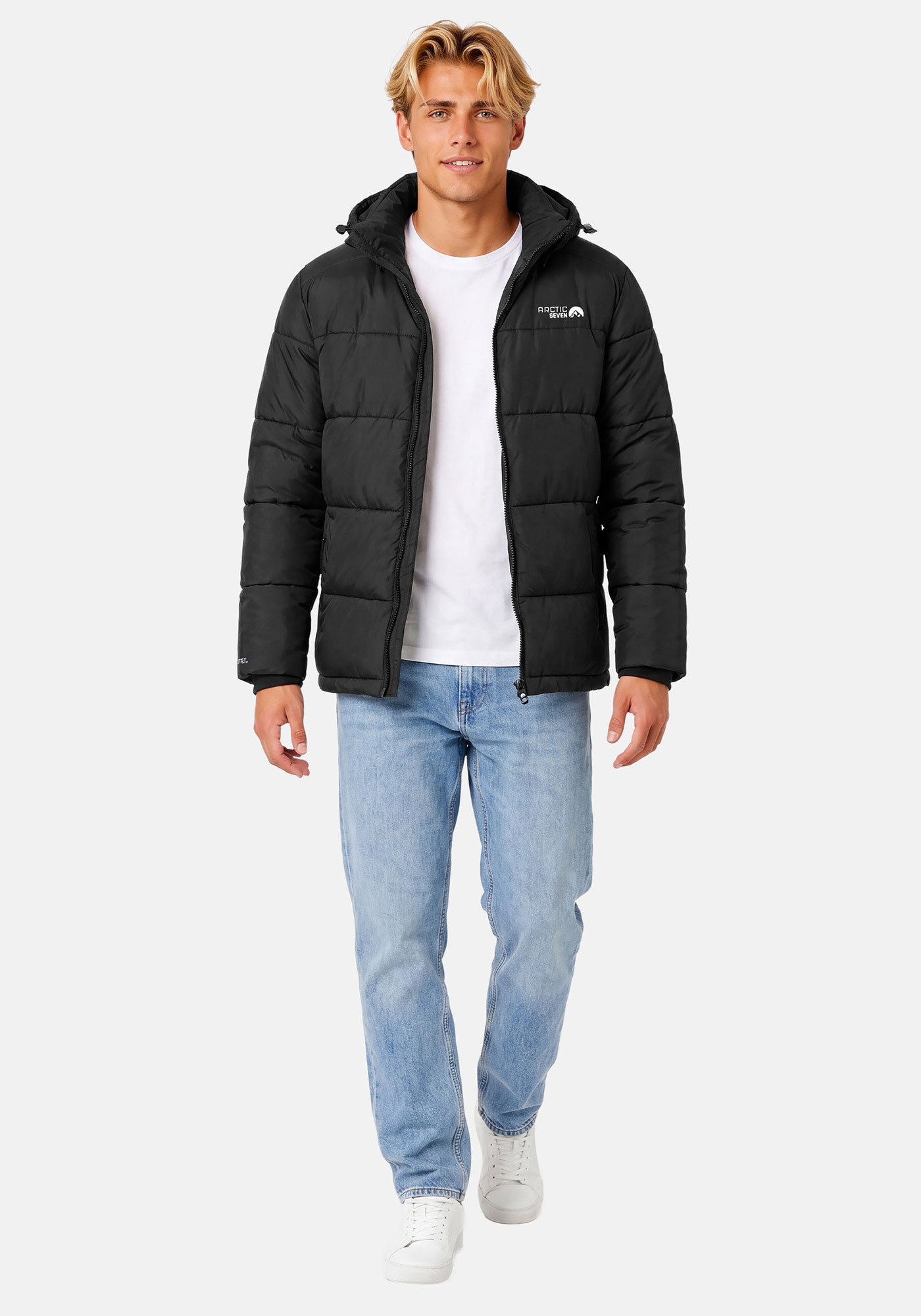 Arctic Seven Winterjacke "ASYetii" mit hochwertigem Steppdesign