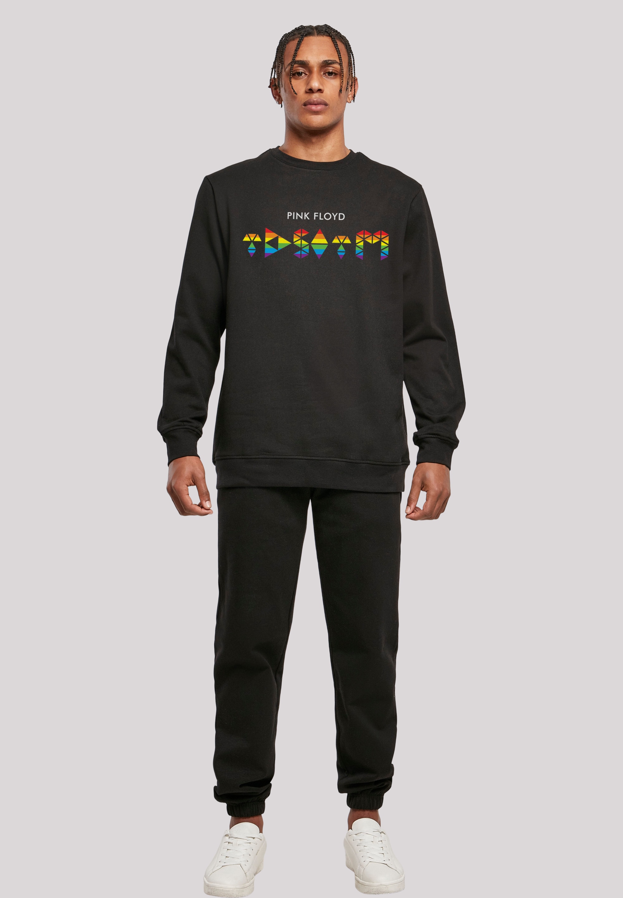 F4NT4STIC Kapuzenpullover »Pink Floyd TDSOTM Rainbow Regenbogen«, Print