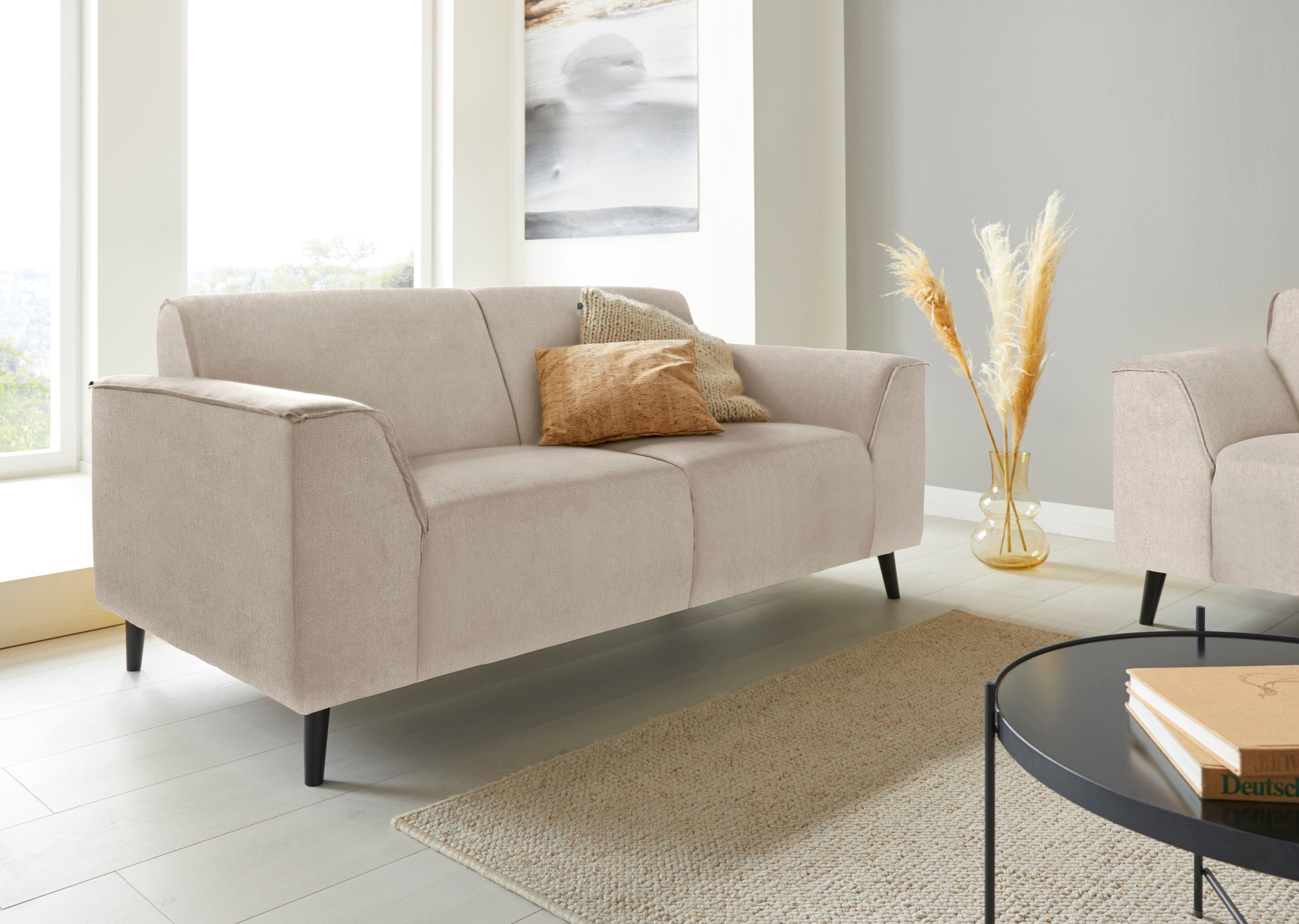 DOMO collection 2-Sitzer "Amora moderne Formensprache, tolle Verarbeitungsd günstig online kaufen