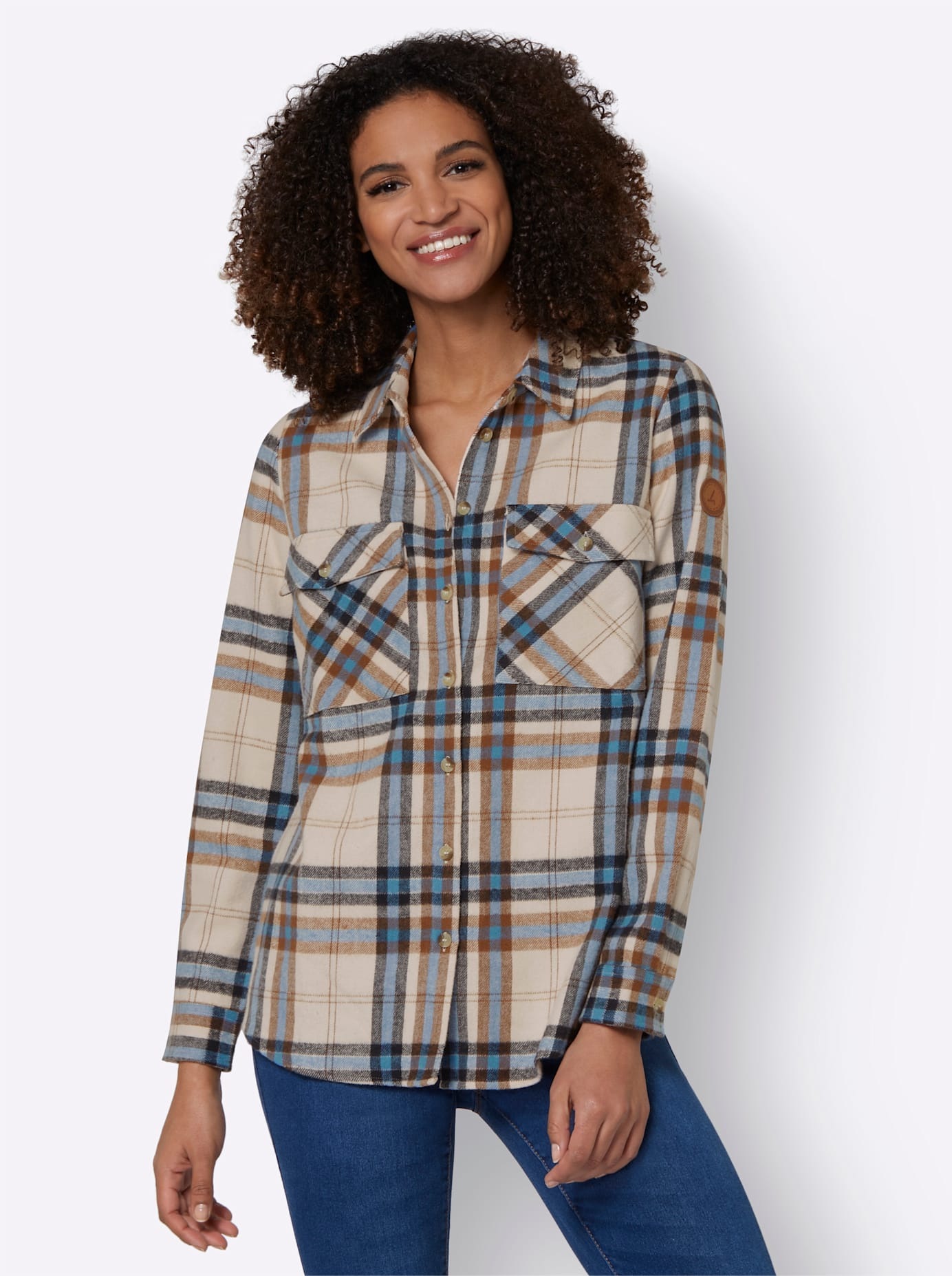 Casual Looks Flanellbluse günstig online kaufen