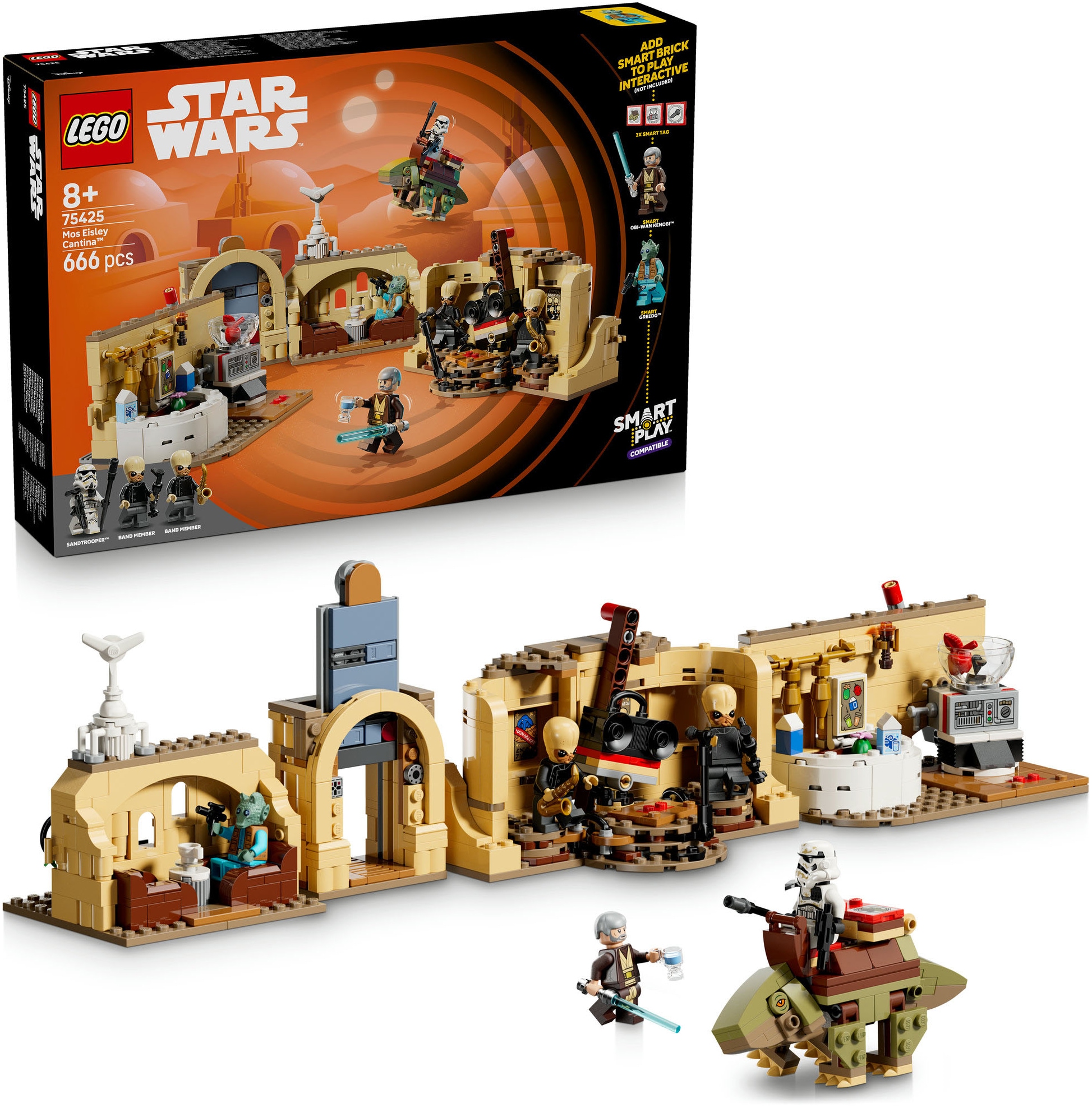 LEGO® Konstruktionsspielsteine »SMART Play: Mos Eisley Cantina (75425), LEGO Star Wars ™« Mit SMART Brick kombatibel (nicht im Lieferumfang enthalten)