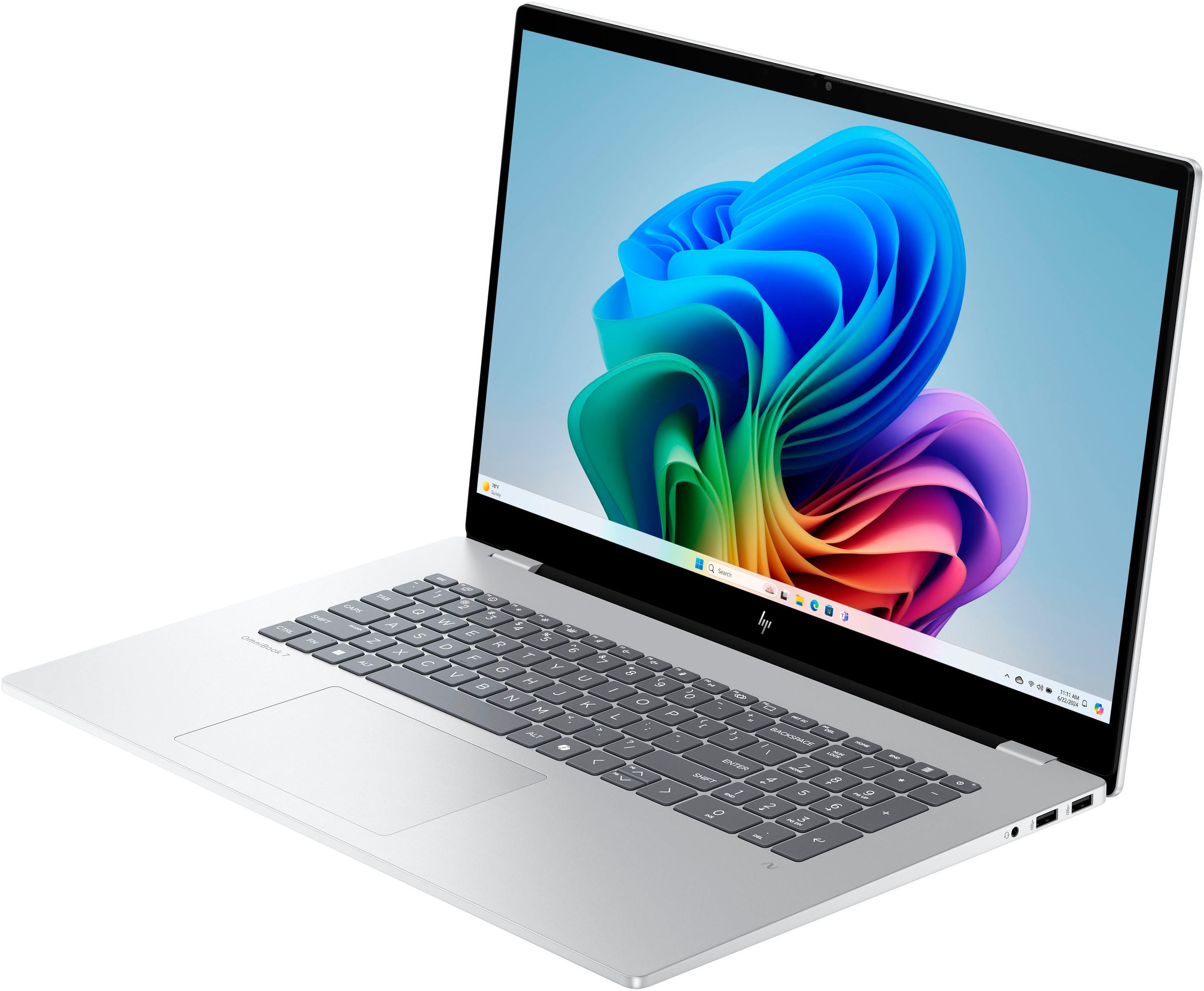 HP Notebook »OmniBook 7 17-dc0079ng«, 43,9 cm, / 17,3 Zoll, Intel, Core Ultra 7, GeForce RTX 4050, 2000 GB SSD
