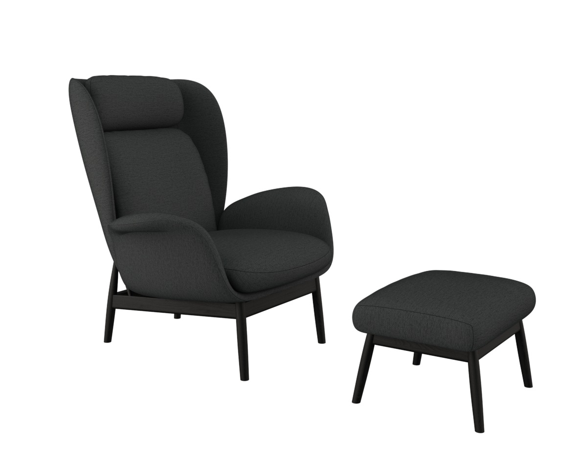 Thumbnail - FLEXLUX Ohrensessel "Padova Scandic Design Sessel, erstklassiger Sitz- und Wohlfühlkomfort", Stil & Komfort, organische ...