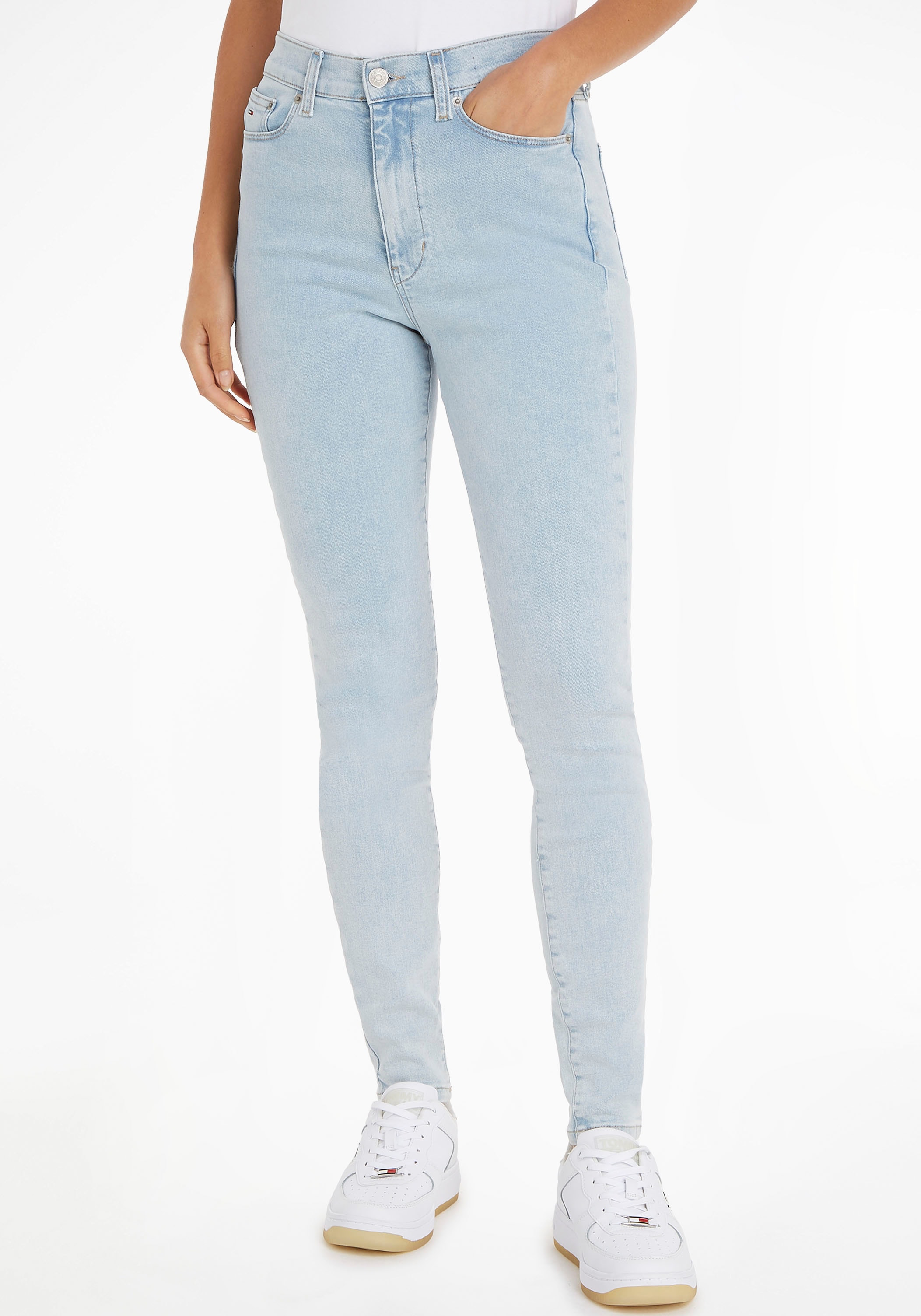 Jeans BAUR | Tommy 5-Pocket-Style Skinny-fit-Jeans, im aus Baumwolle elastischer kaufen