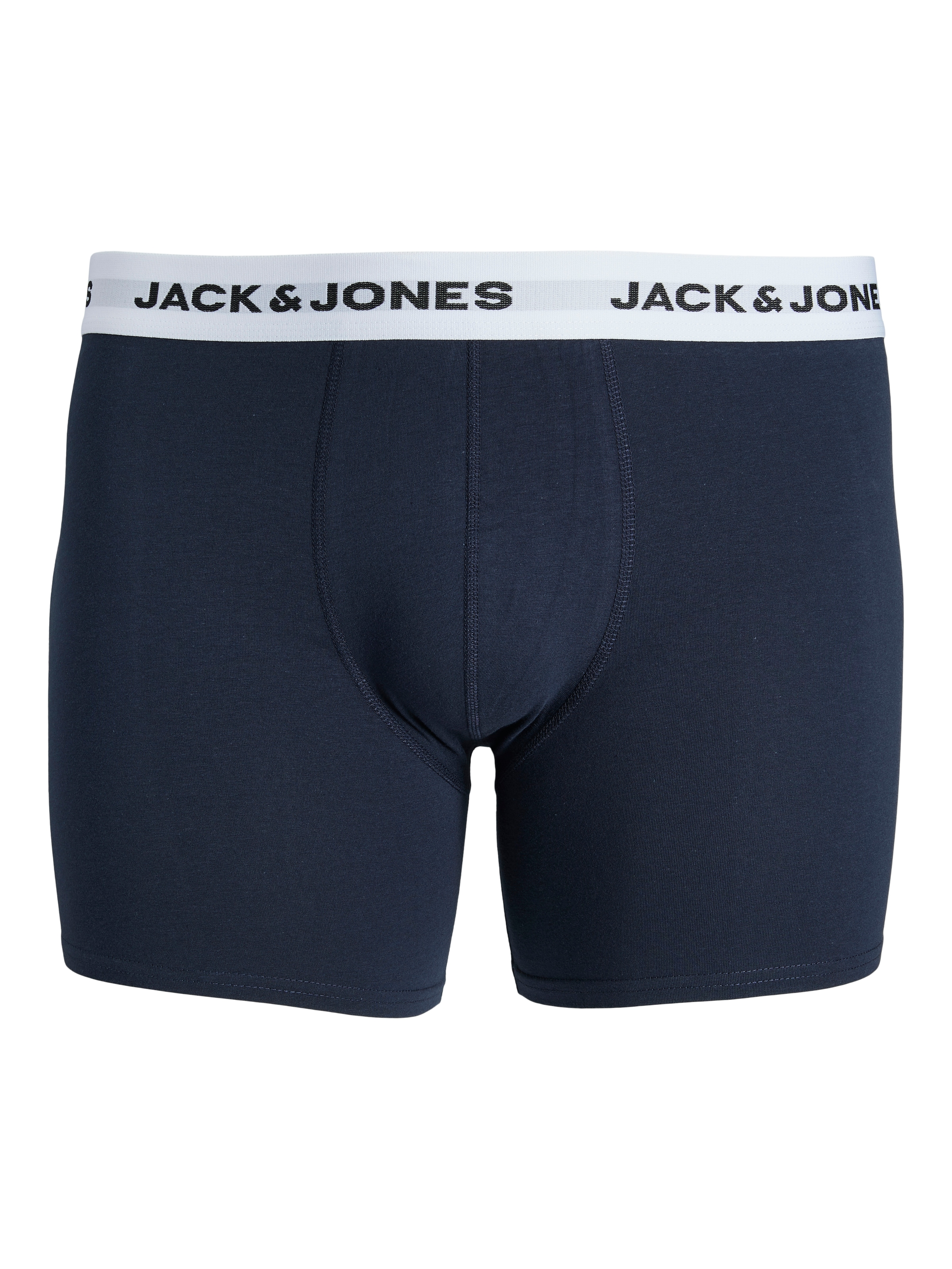 Jack & Jones PlusSize Boxershorts »JACBASIC WHITE WB TRUNKS 5 PACK NOOS PLS«, (Packung, 5 St.), mit Logo Schriftzug