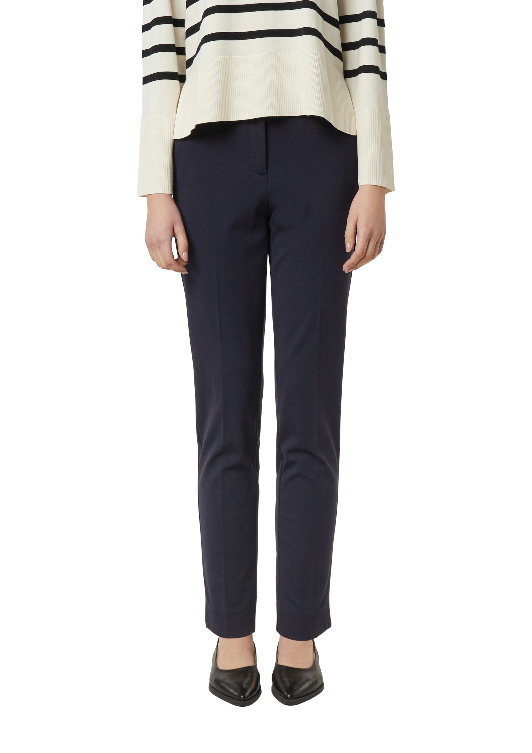 Comma Stoffhose mit Bundfalte und Viskose-Stretch günstig online kaufen