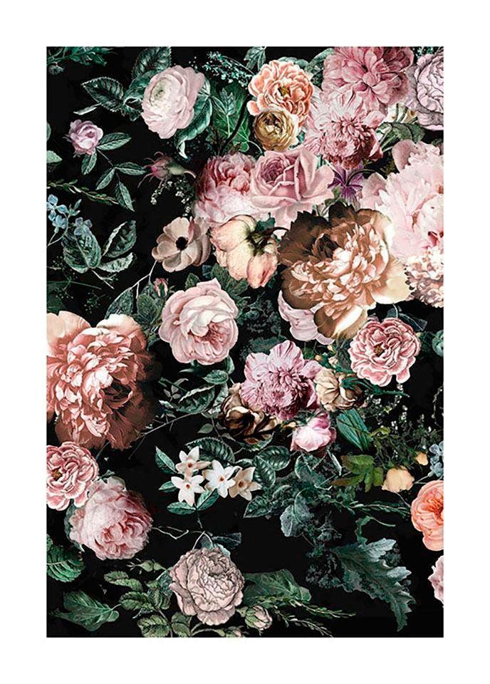 Komar Bild "Charming Wild" Blumen 1 Stk. tlg. Wandbild zur Dekoration - ohne Rahmen