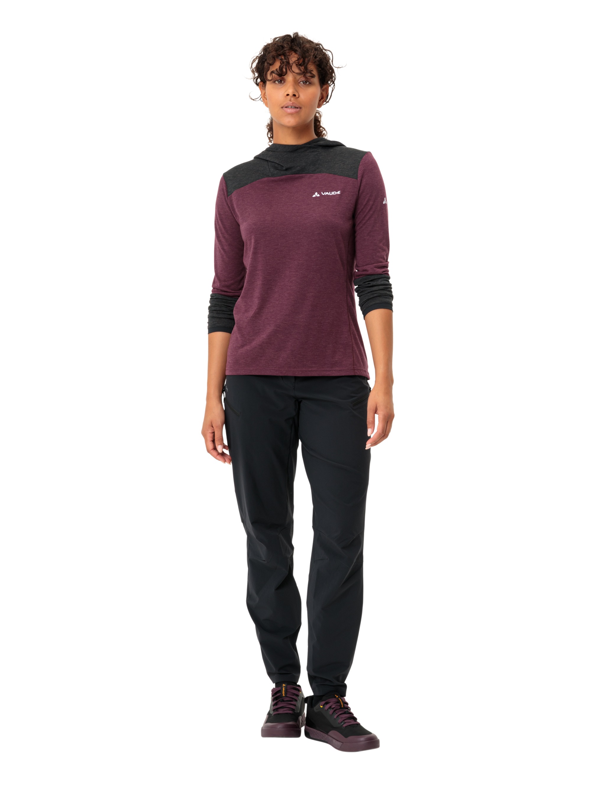 VAUDE Funktionsshirt »WOMEN'S TREMALZO LS SHIRT«, (1 tlg.), Rückentasche mit gewendetem Reißverschluss