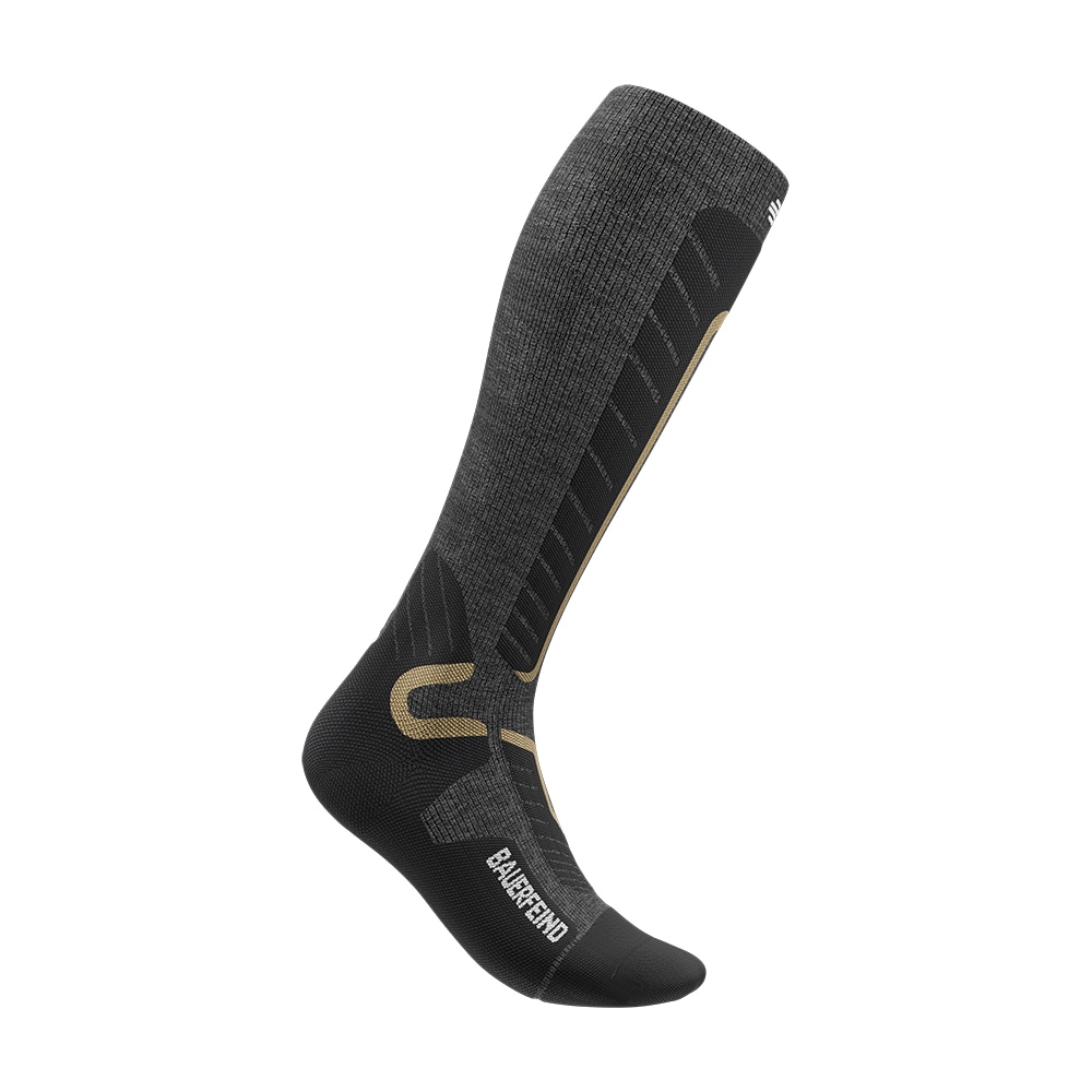 Bauerfeind Sportsocken "SKI ALPINE COMPRESSION SOCKS" mit Merinowolle, atmungsaktiv, langlebig