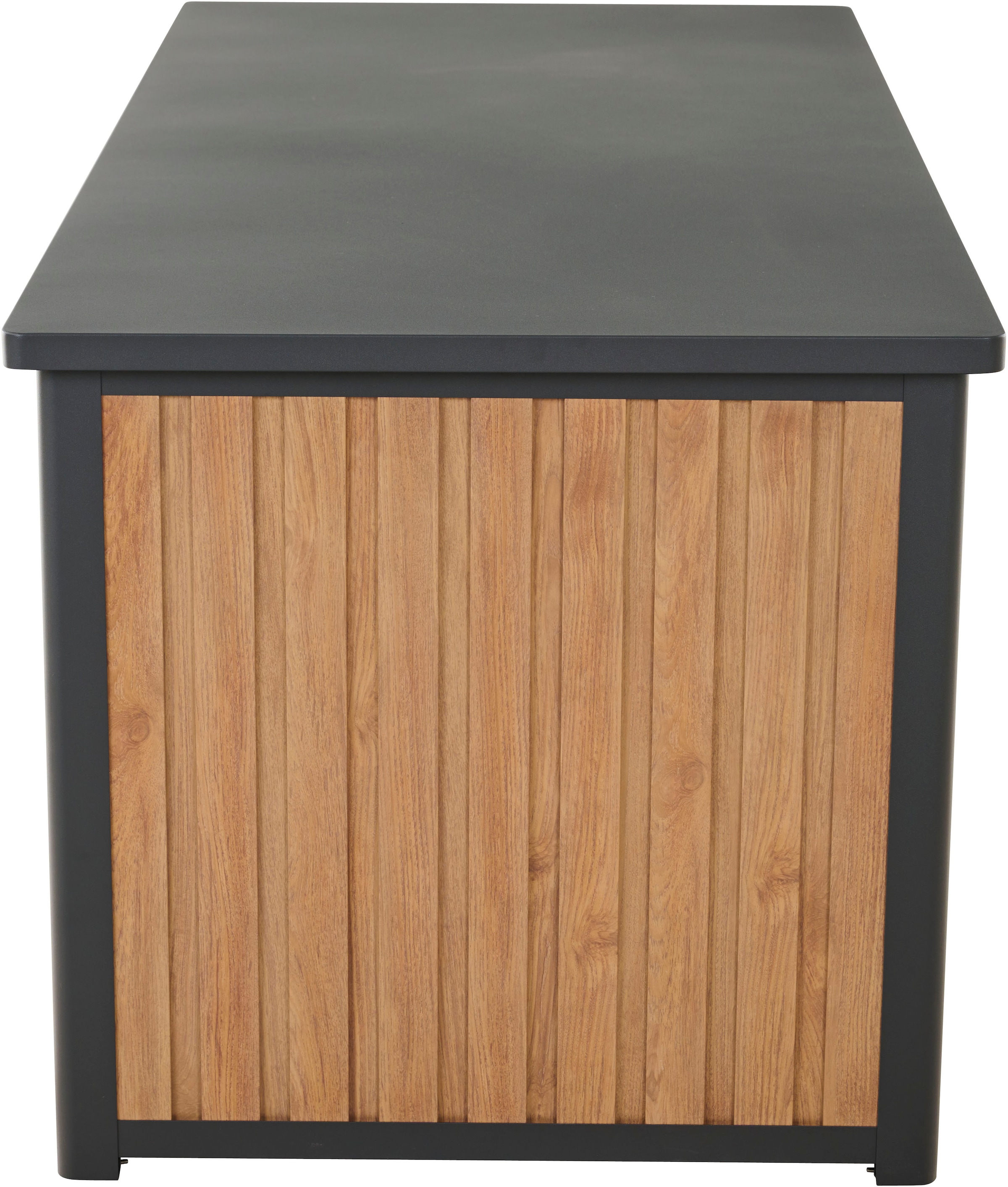 Siena Garden Kissenbox Gestell aus Aluminium, 181x79x75cm woodlook