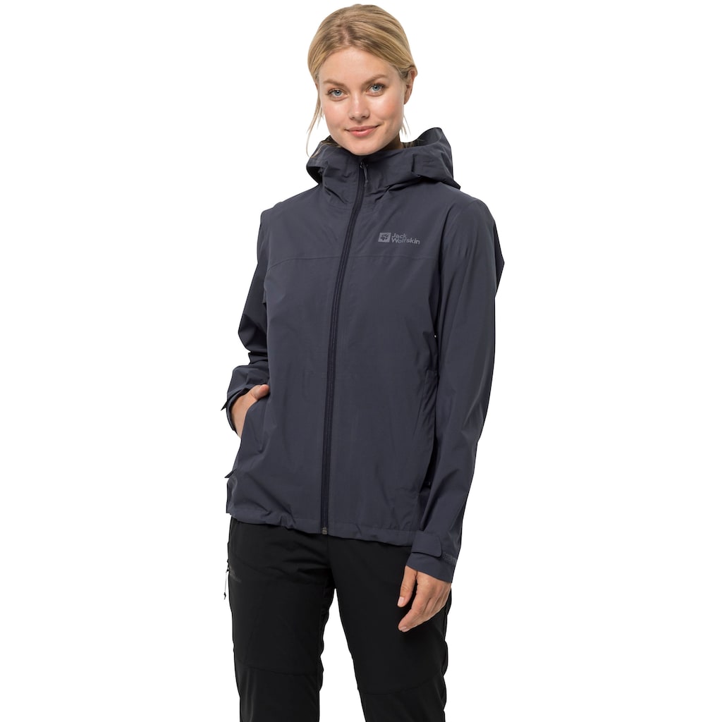 Jack Wolfskin Funktionsjacke »ELSBERG 2.5L JKT W«, mit Kapuze