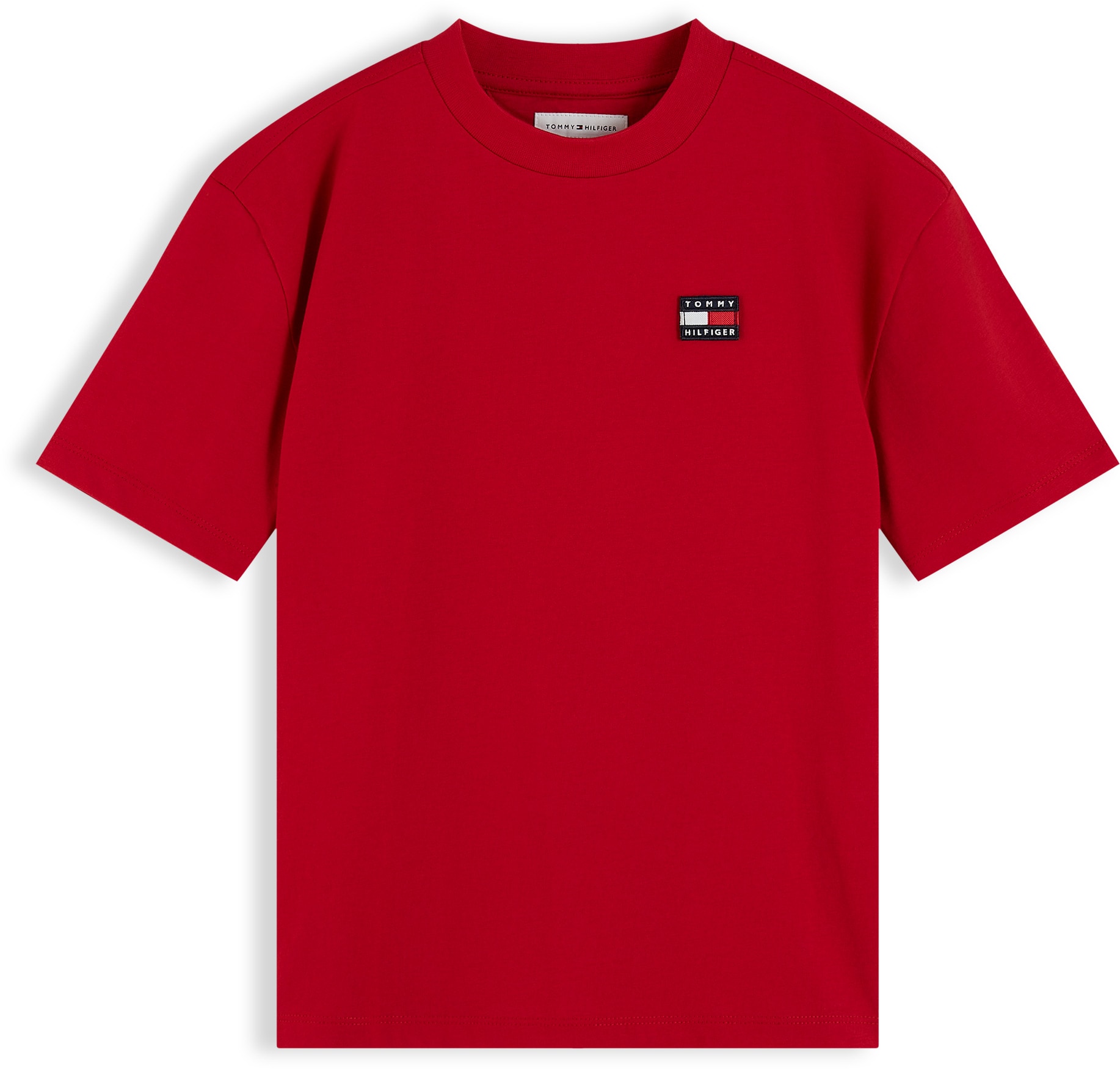 Tommy Hilfiger T-Shirt Rundhalsausschnitt, Regular Fit, reine Baumwolle,Kinder bis 16 Jahre