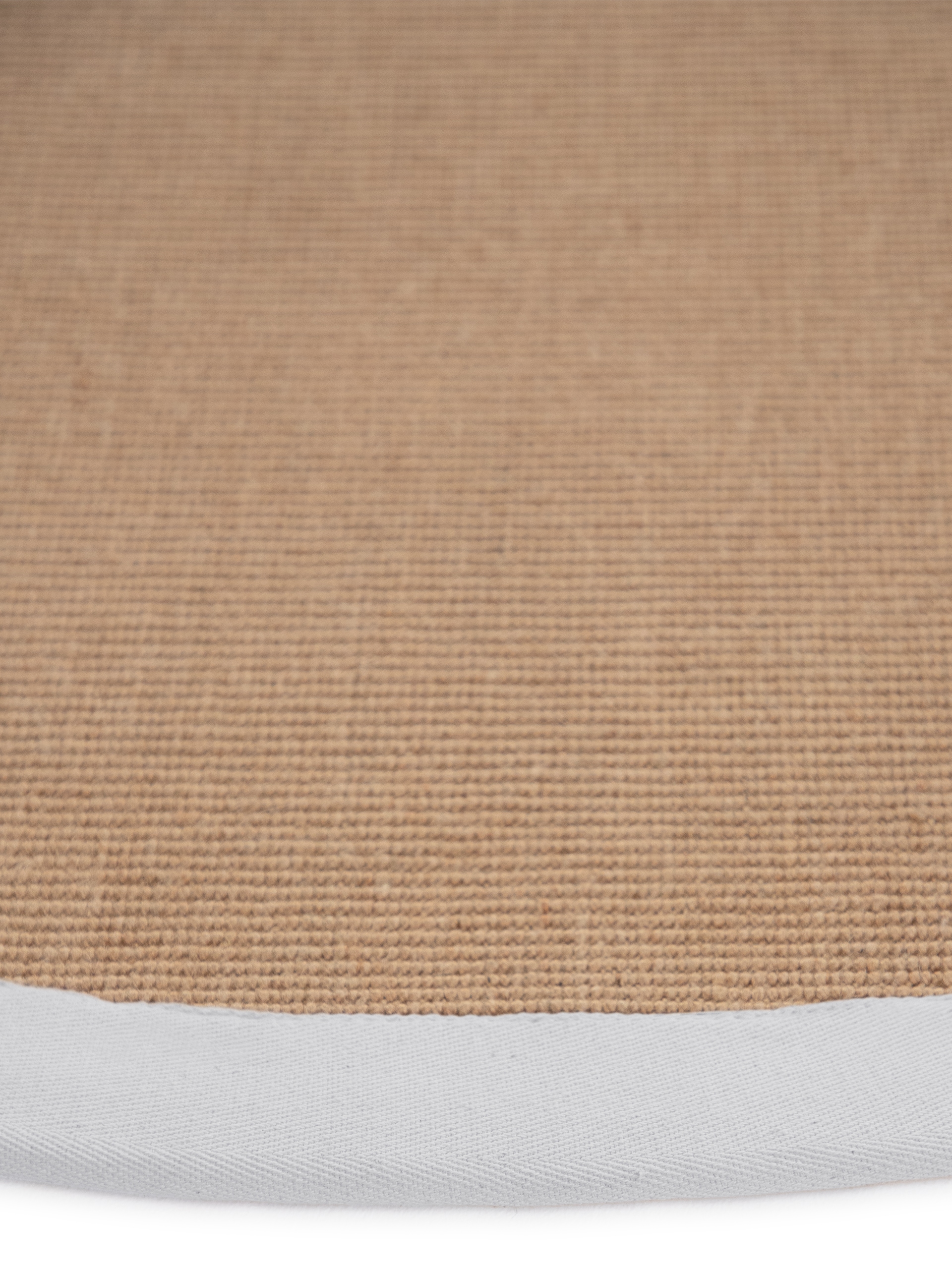 carpetfine Sisalteppich »Sisal«, rund, 5 mm Höhe, mit farbiger Bordüre, Anti-Rutsch Rückseite