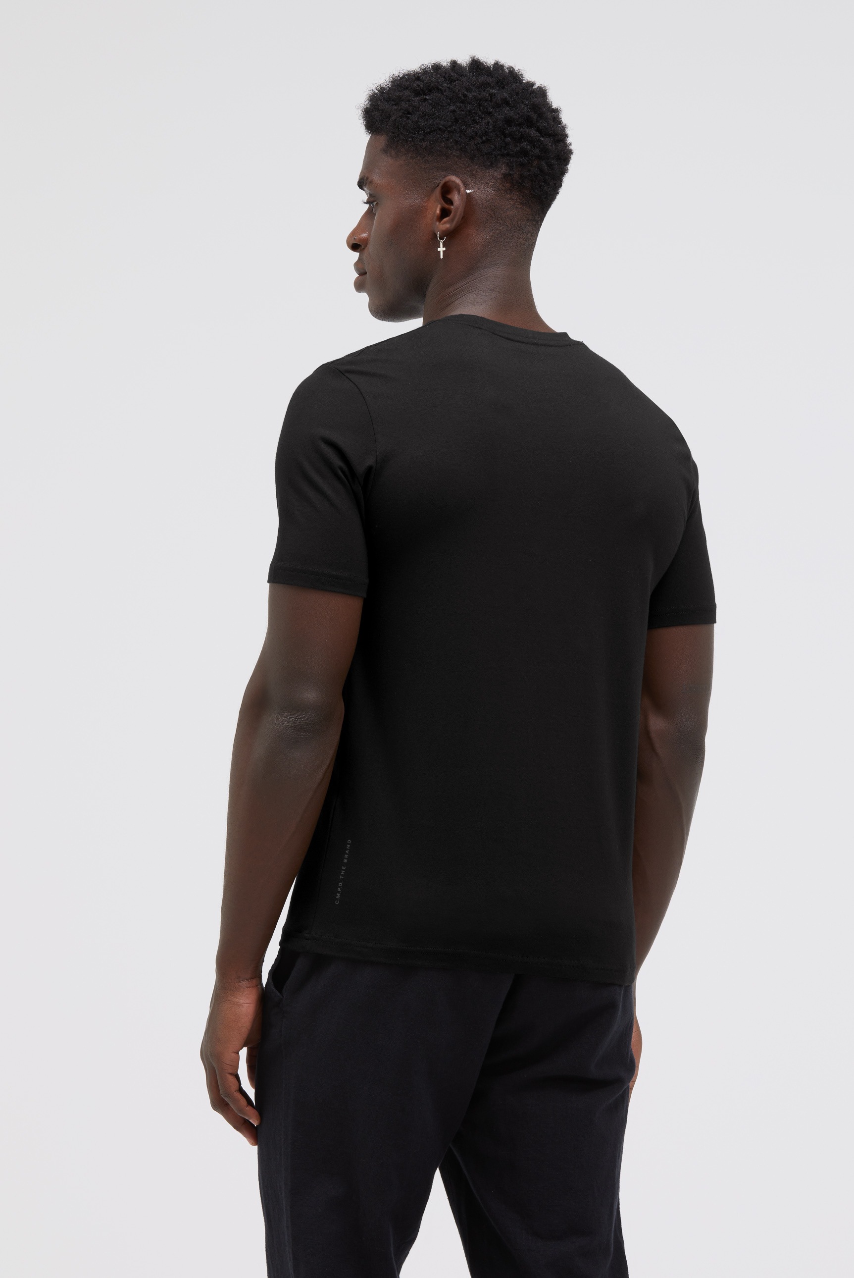 CMPD Rundhalsshirt mit Baumwolle