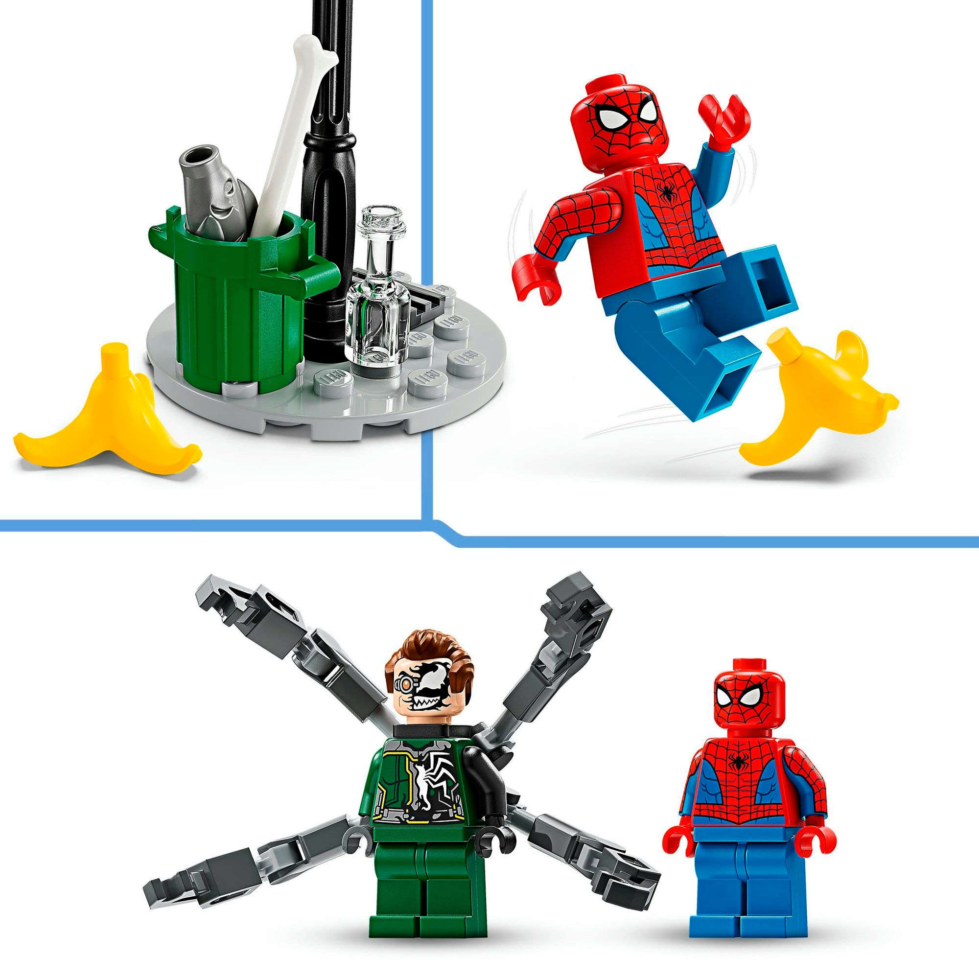 LEGO® Konstruktionsspielsteine »Motorrad-Verfolgungsjagd: Spider-Man vs. Doc Ock (76275)«, (77 St.), LEGO Super Heroes; Made in Europe