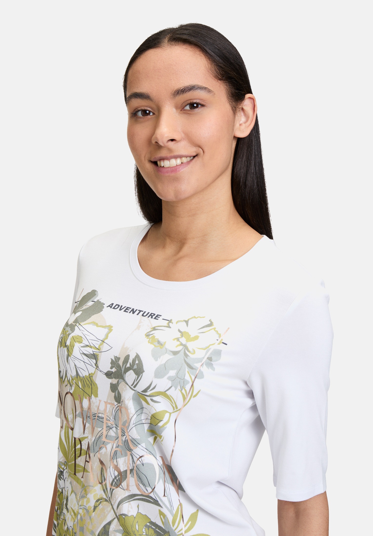 Betty Barclay Kurzarmshirt »Damen mit Rundhalsausschnitt« 1 Stk. Druck