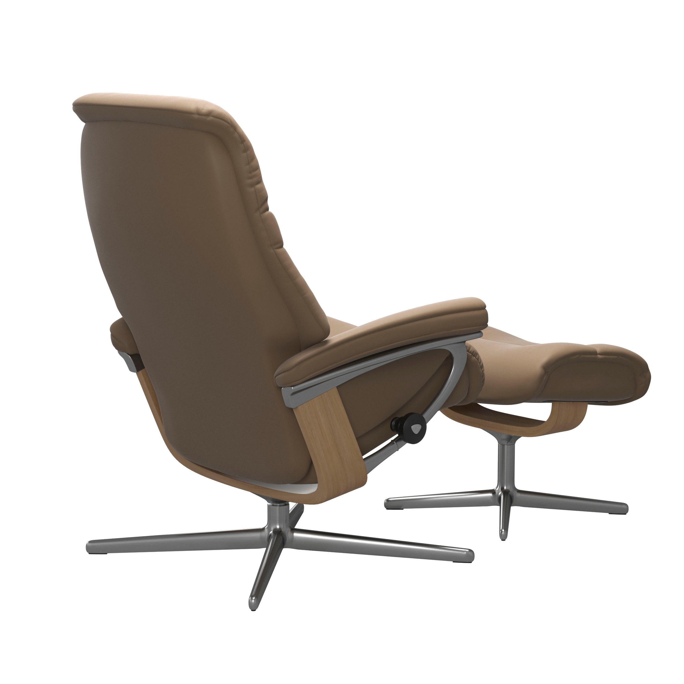Stressless® Fußhocker »Sunrise«, mit Cross Base, Größe S, M & L, Holzakzent Eiche