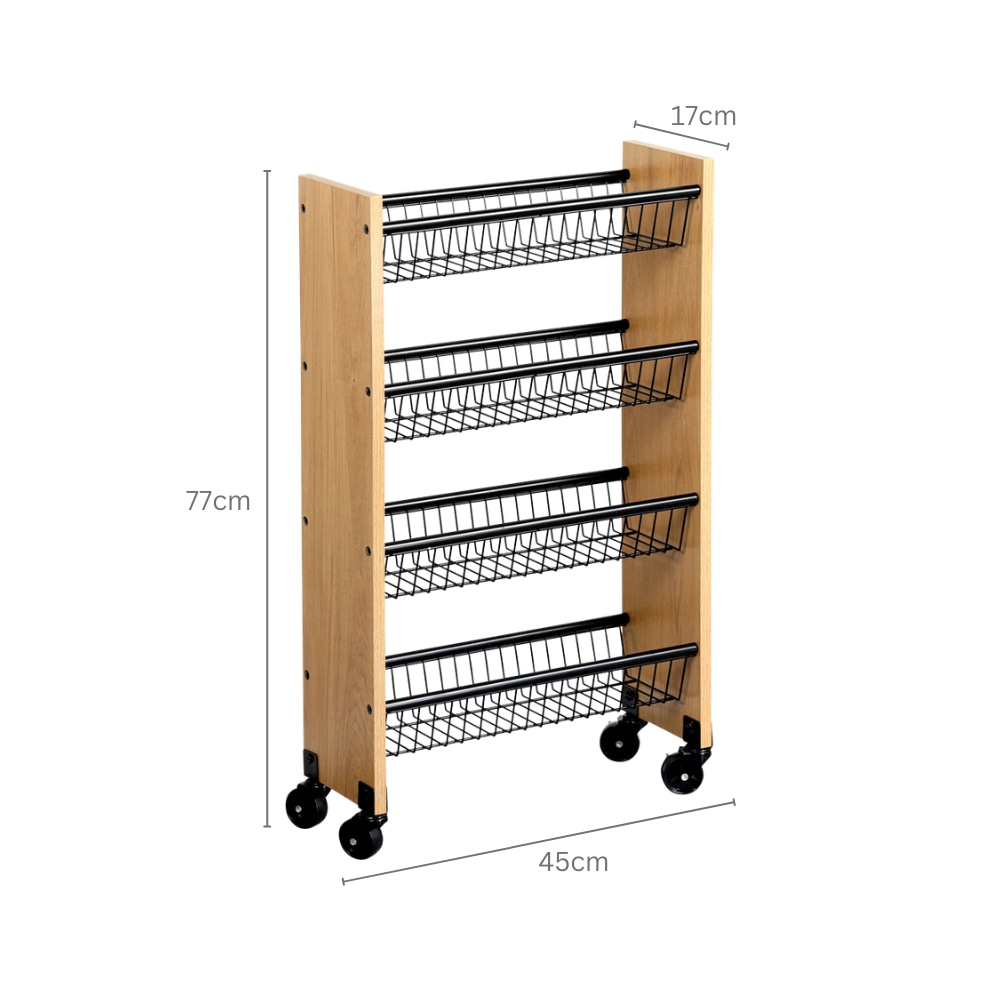 KESPER® Küchenwagen »Nieschenregal, Metall, MDF« 1 Stk. tlg.