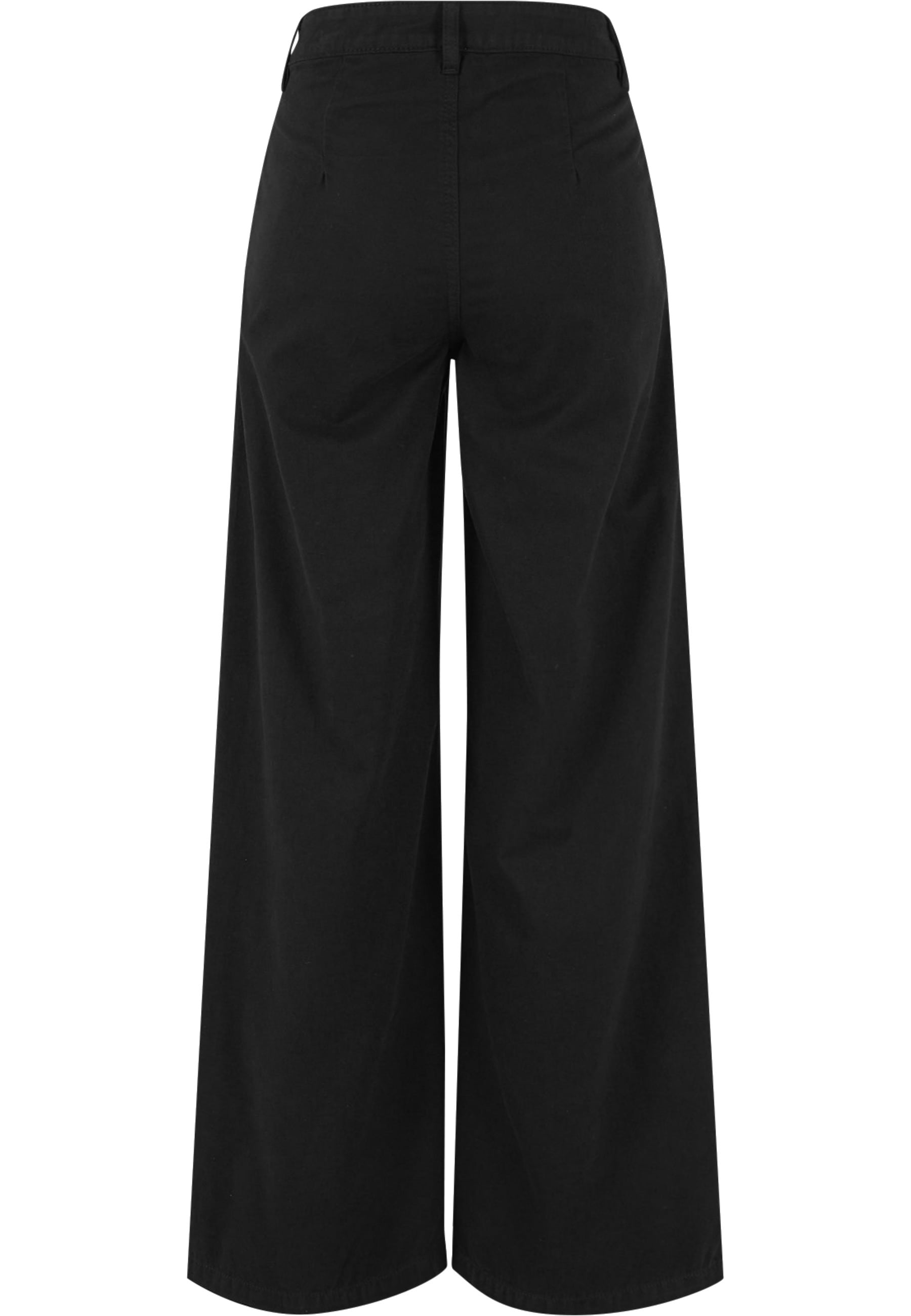 URBAN CLASSICS Stoffhose »Urban Classics Damen Ladies Organic Pleated Cotton Pants«