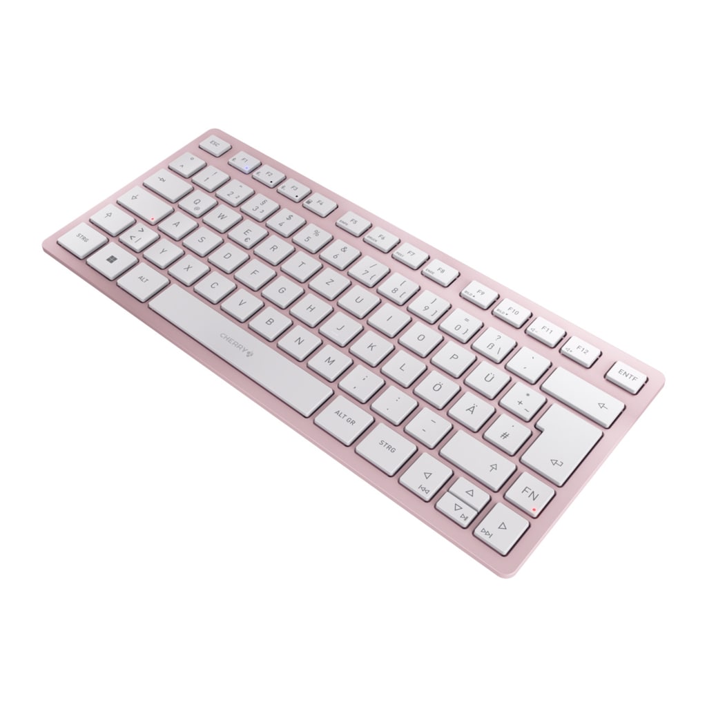 Cherry Wireless-Tastatur »KW 7100 MINI BT«, Multipoint 3 BT, Inkl. Transporttasche