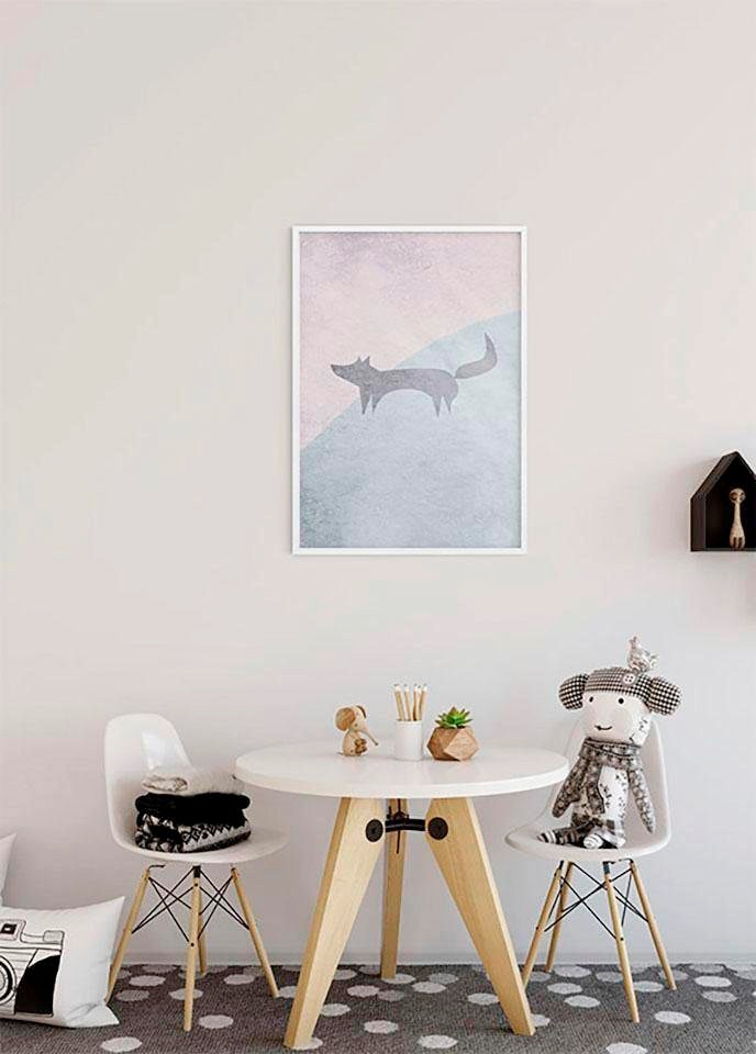Komar Poster »Wild and Free Fox«, Tiere, (1 St.), Kinderzimmer, Schlafzimmer,  Wohnzimmer | BAUR | Poster