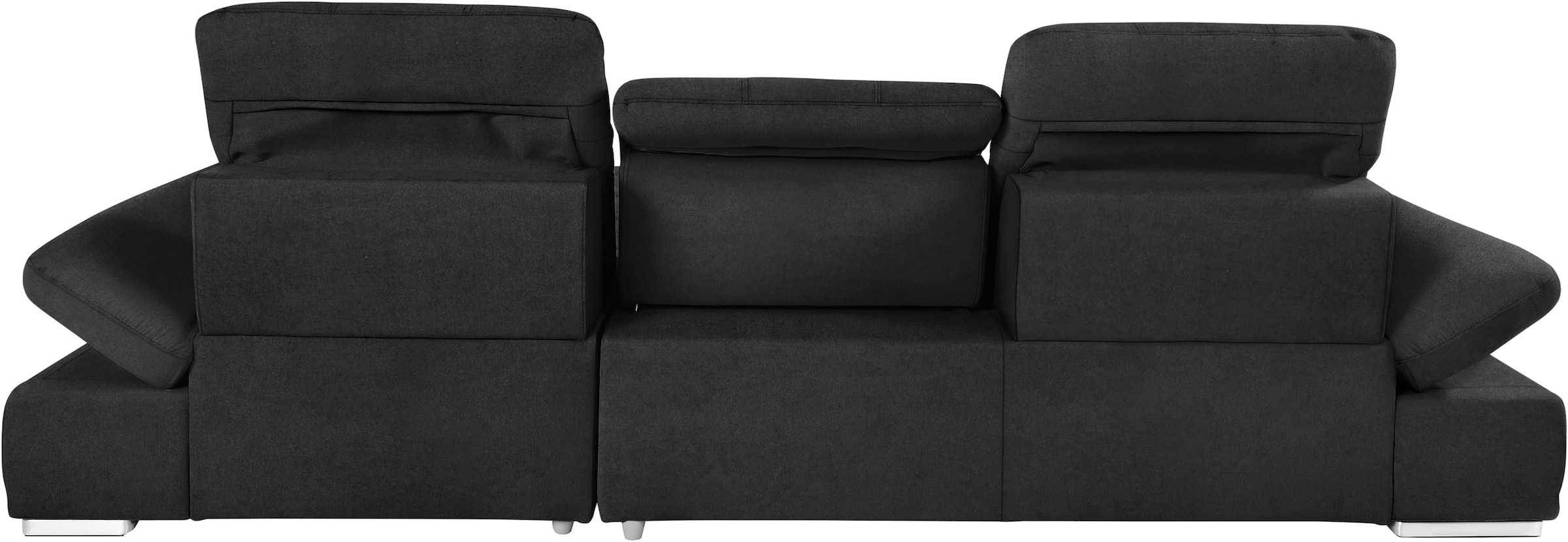 COTTA Ecksofa »Holiday L-Form mit Sitztiefen-, Armteil- und Kopfteilverstellung«, wahlweise mit Bettfunktion & Bettkasten