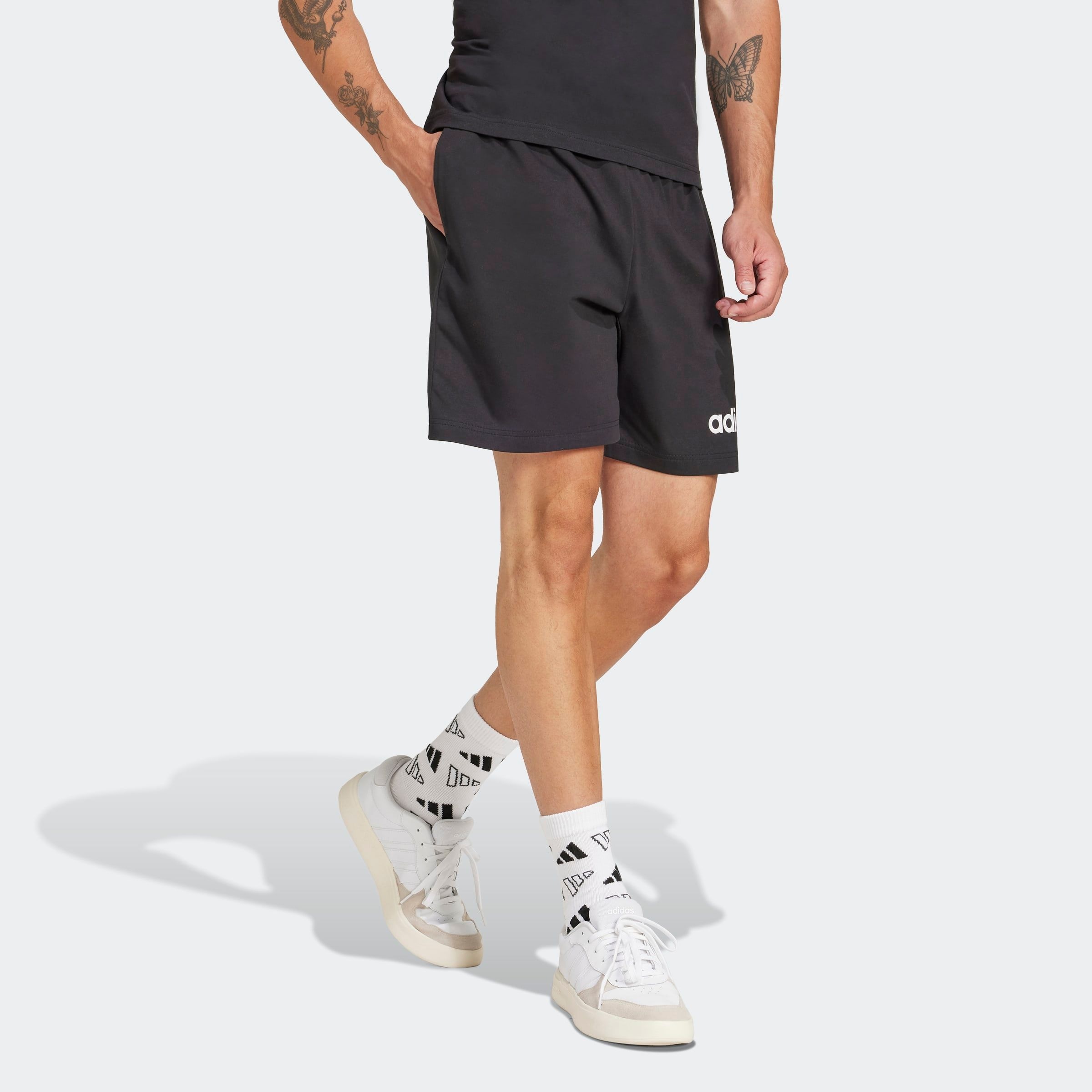 adidas Sportswear Shorts "ESSENTIALS LINEAR SINGLE JERSEY" günstig online kaufen